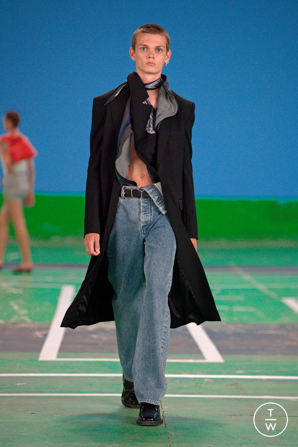 Fashion Week Paris Spring/Summer 2022 look 12 from the Y/PROJECT collection menswear