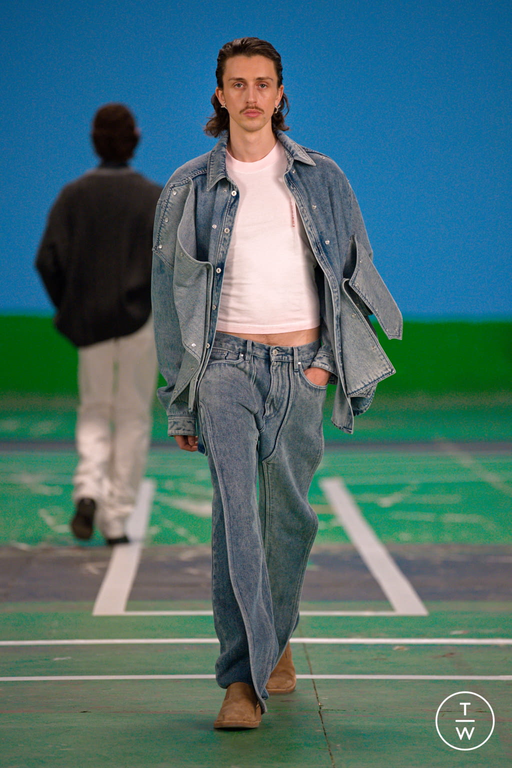 Fashion Week Paris Spring/Summer 2022 look 13 from the Y/PROJECT collection menswear