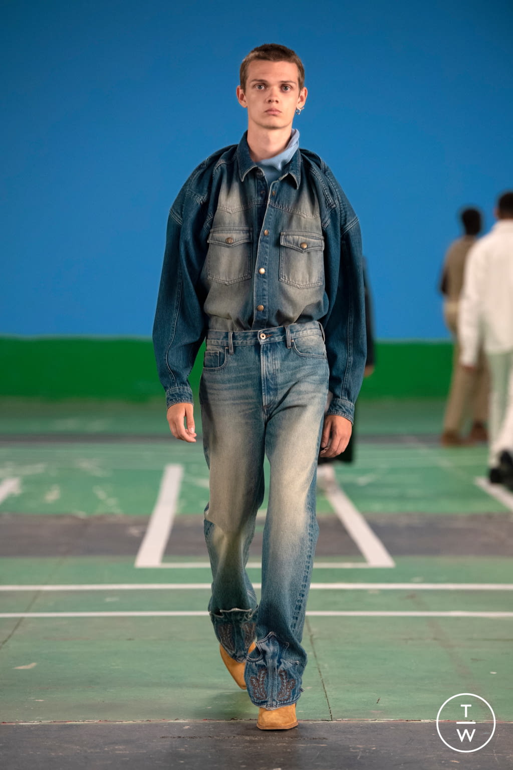 Fashion Week Paris Spring/Summer 2022 look 22 from the Y/PROJECT collection menswear