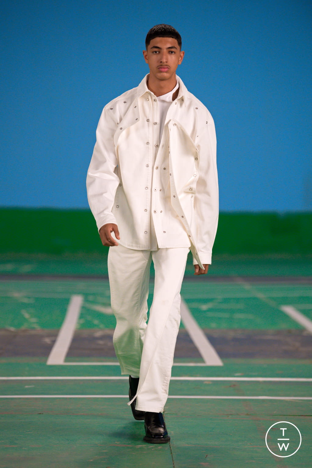 Fashion Week Paris Spring/Summer 2022 look 47 from the Y/PROJECT collection menswear