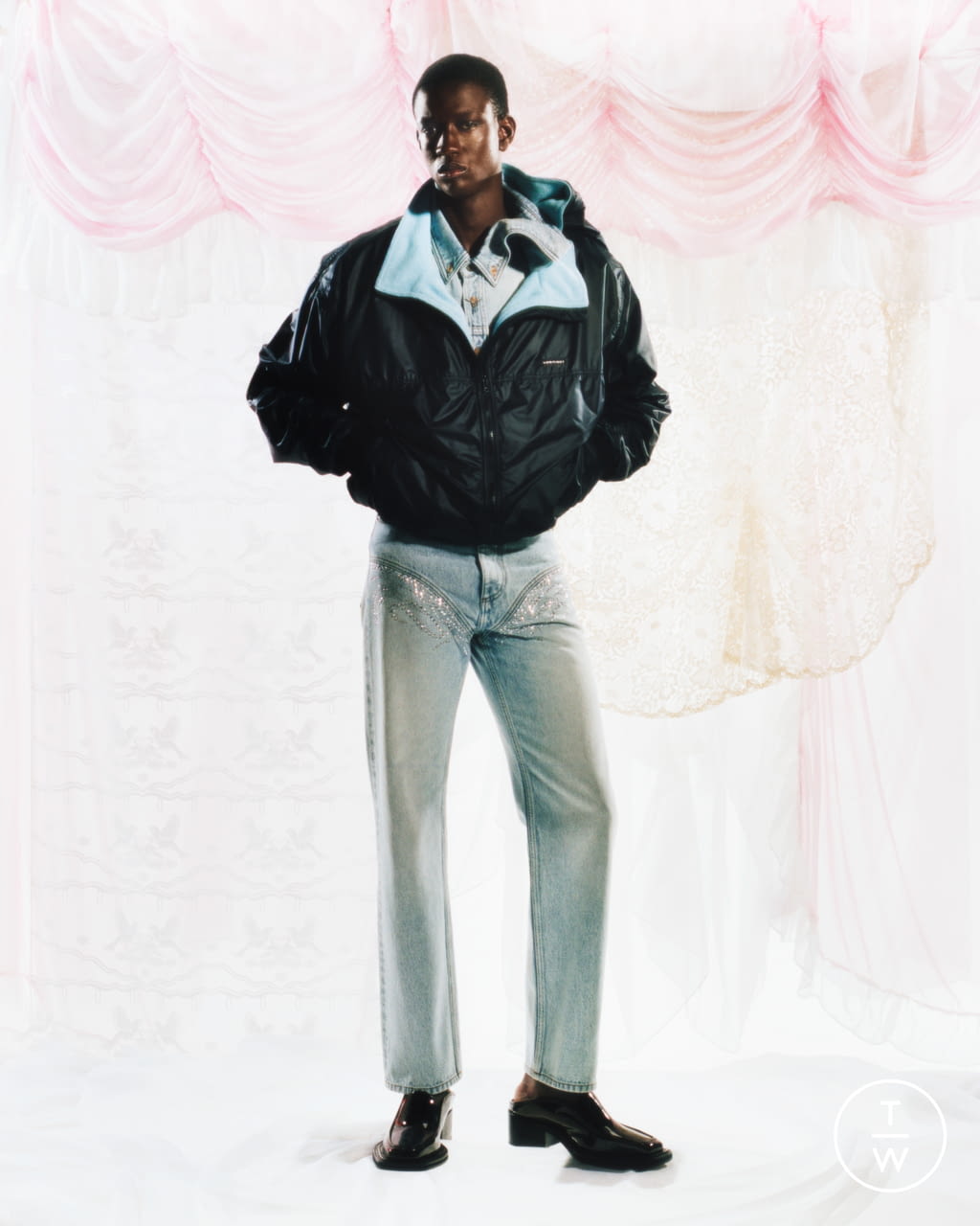 Fashion Week Paris Spring/Summer 2021 look 1 from the Y/PROJECT collection menswear