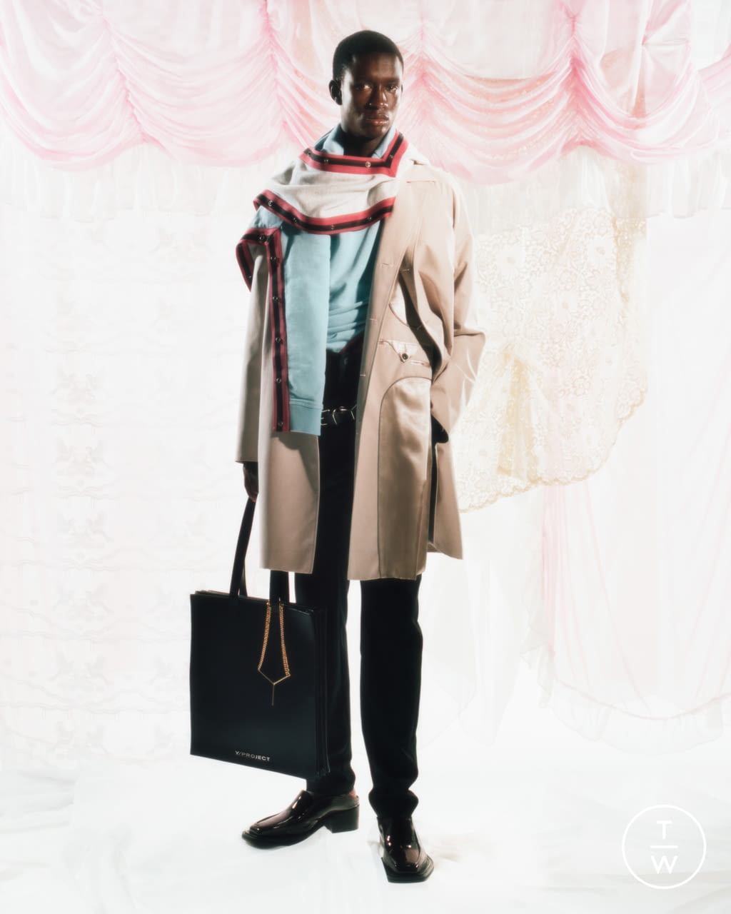 Fashion Week Paris Spring/Summer 2021 look 14 from the Y/PROJECT collection 男装