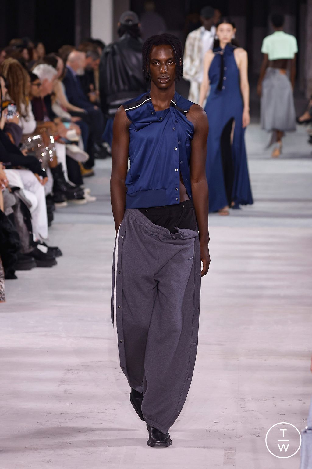 Fashion Week Paris Spring/Summer 2024 look 13 from the Y/PROJECT collection womenswear