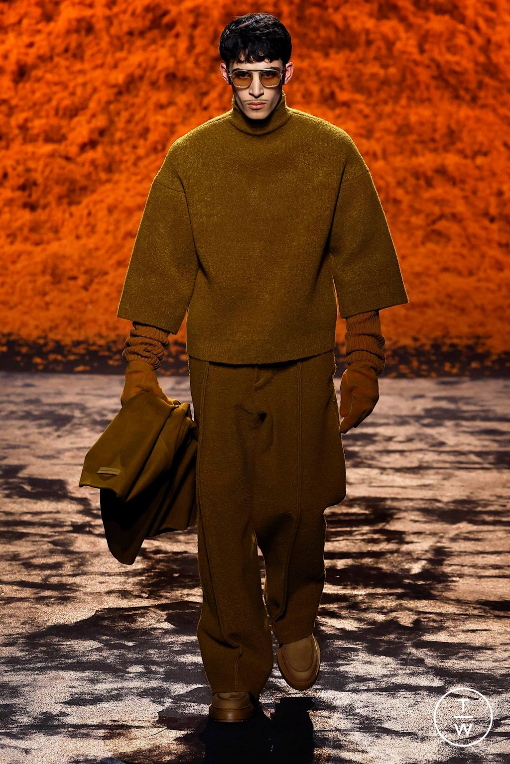 Fashion Week Milan Fall/Winter 2024 look 13 from the ZEGNA collection menswear