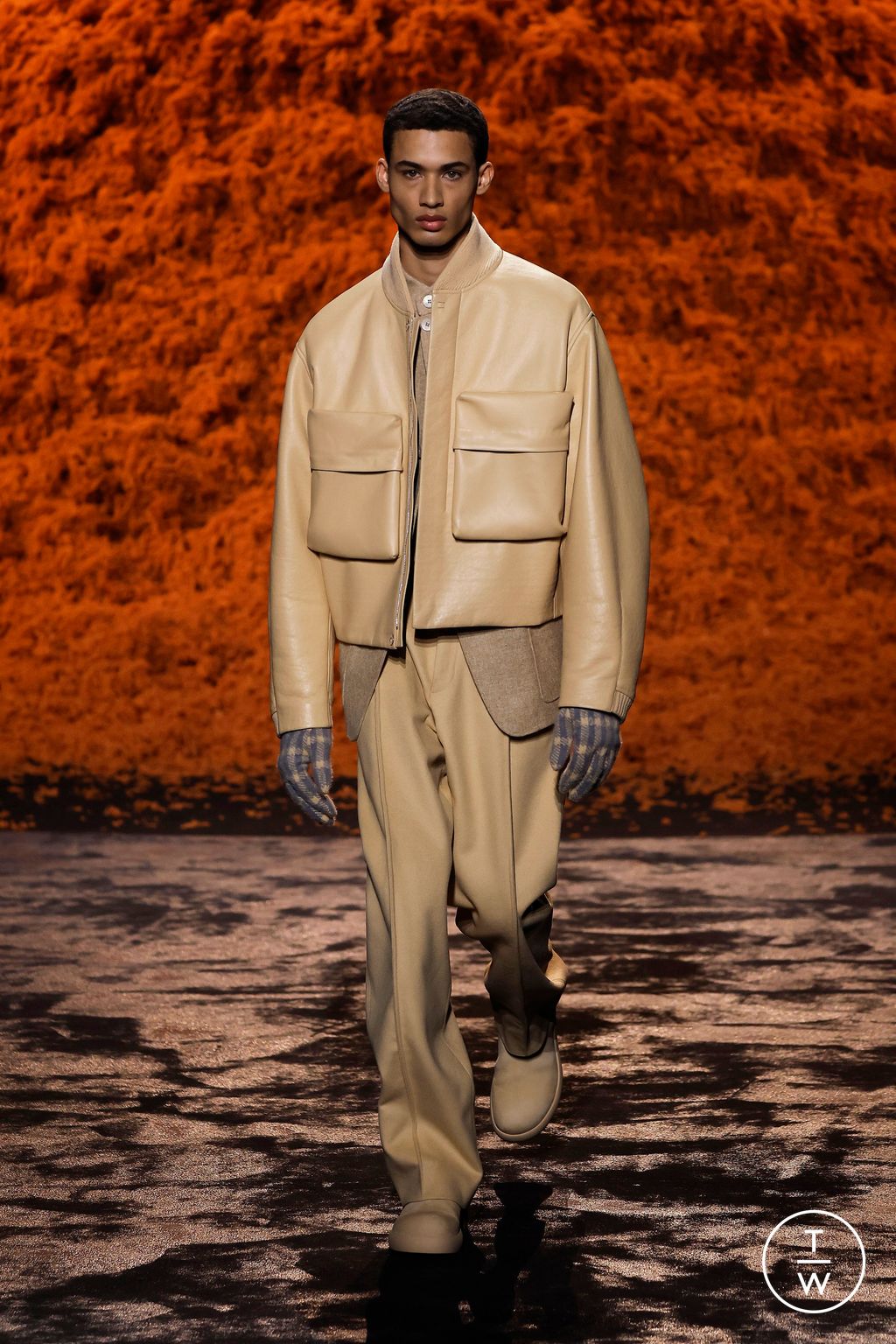 Fashion Week Milan Fall/Winter 2024 look 2 de la collection ZEGNA menswear