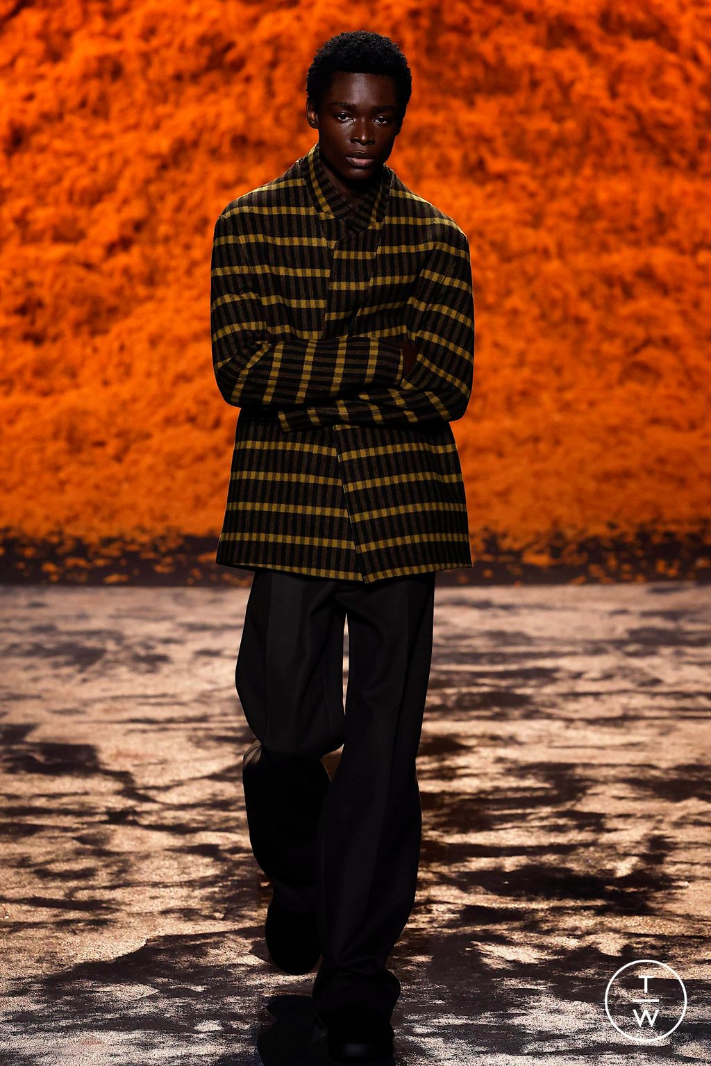 Fashion Week Milan Fall/Winter 2024 look 14 from the ZEGNA collection menswear