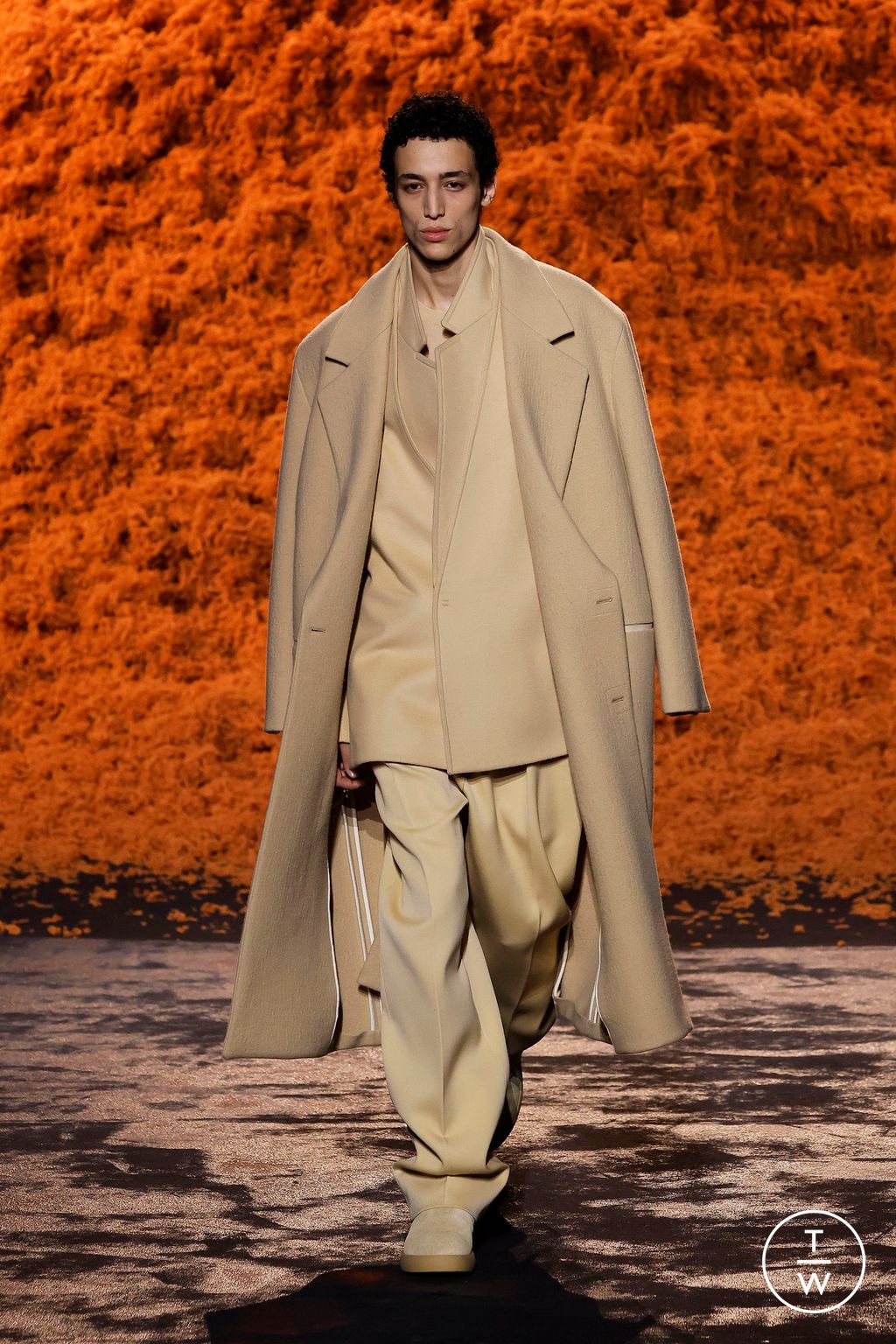 Fashion Week Milan Fall/Winter 2024 look 5 from the ZEGNA collection menswear