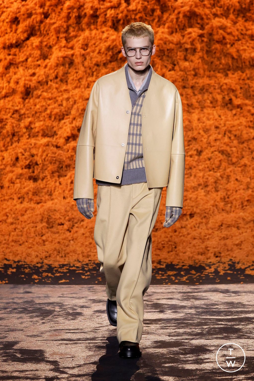 Fashion Week Milan Fall/Winter 2024 look 6 from the ZEGNA collection 男装
