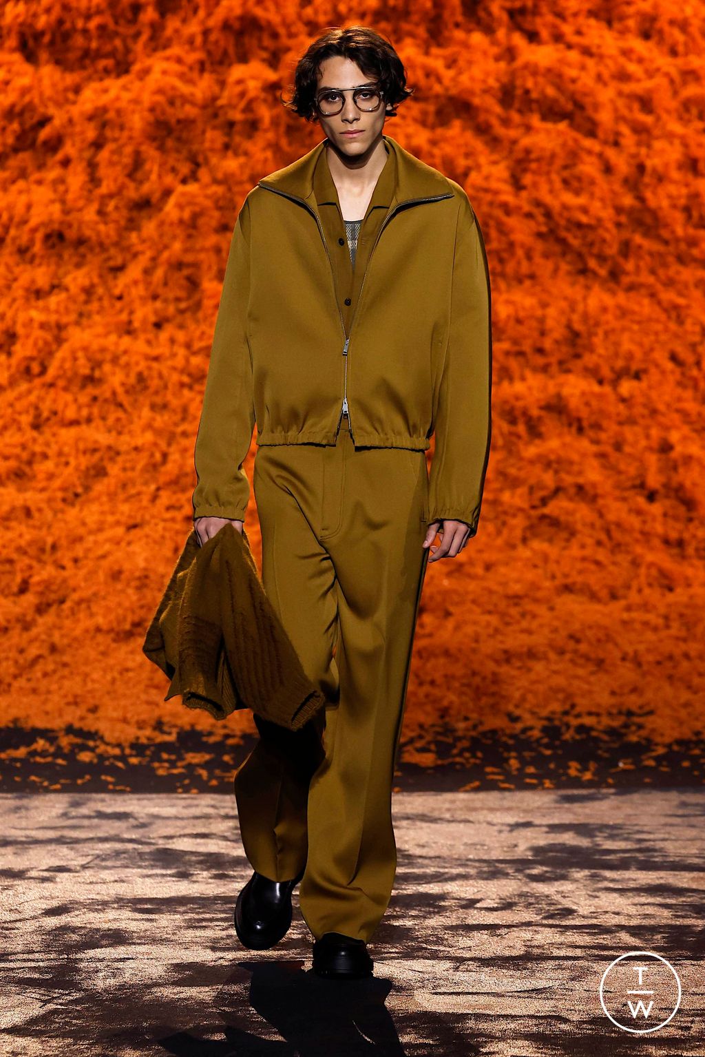 Fashion Week Milan Fall/Winter 2024 look 18 from the ZEGNA collection 男装