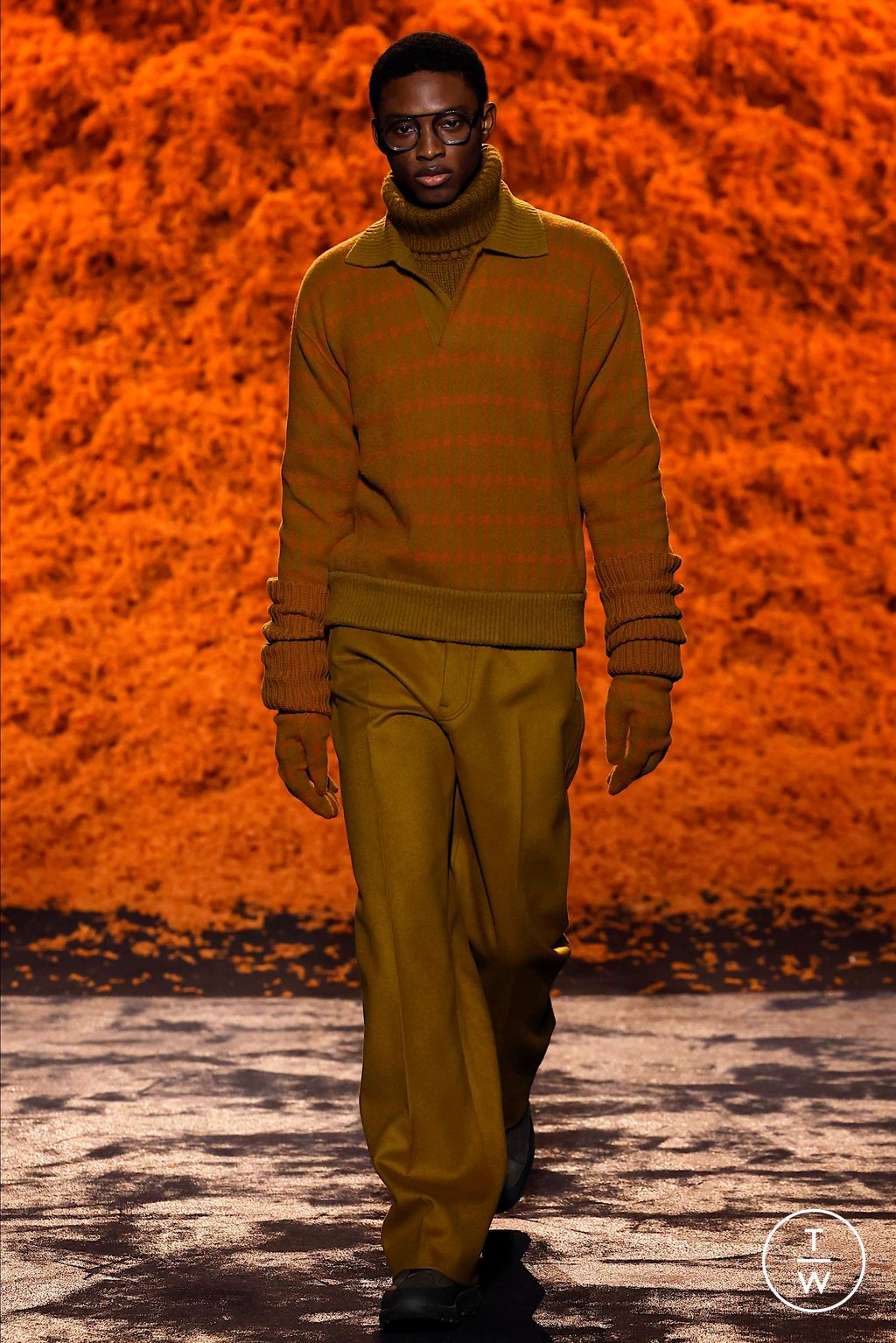 Fashion Week Milan Fall/Winter 2024 look 19 from the ZEGNA collection menswear