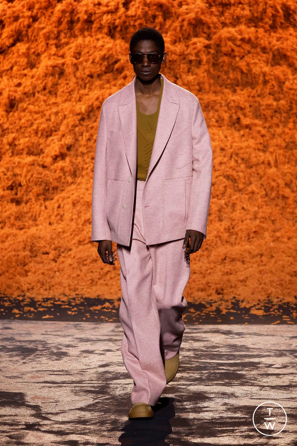 Fashion Week Milan Fall/Winter 2024 look 9 from the ZEGNA collection menswear