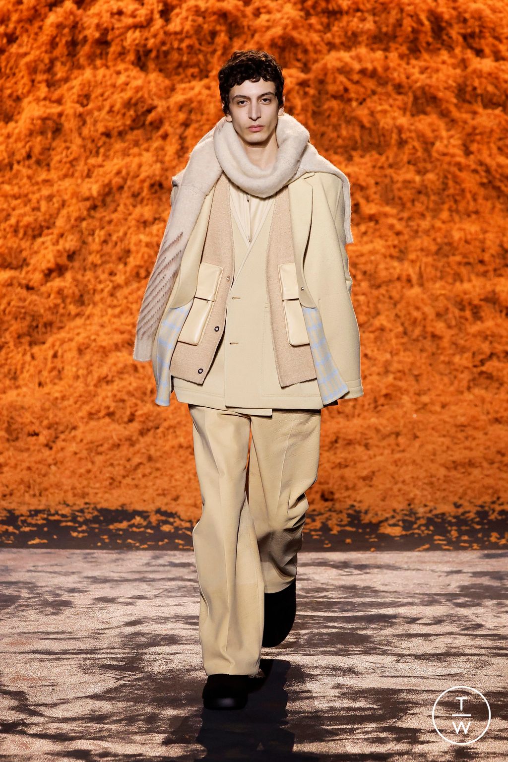 Fashion Week Milan Fall/Winter 2024 look 10 from the ZEGNA collection 男装