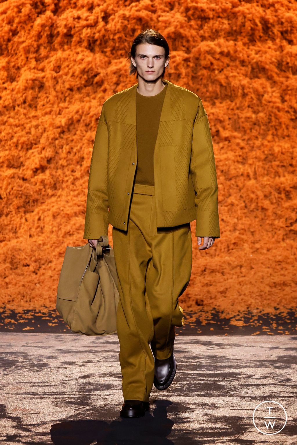 Fashion Week Milan Fall/Winter 2024 look 11 from the ZEGNA collection menswear