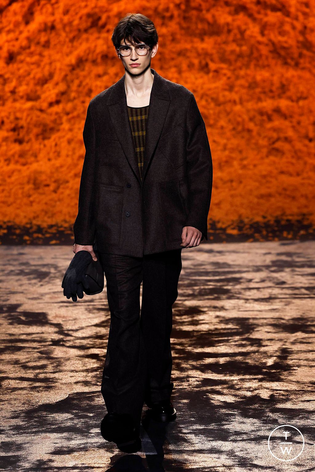 Fashion Week Milan Fall/Winter 2024 look 23 from the ZEGNA collection menswear