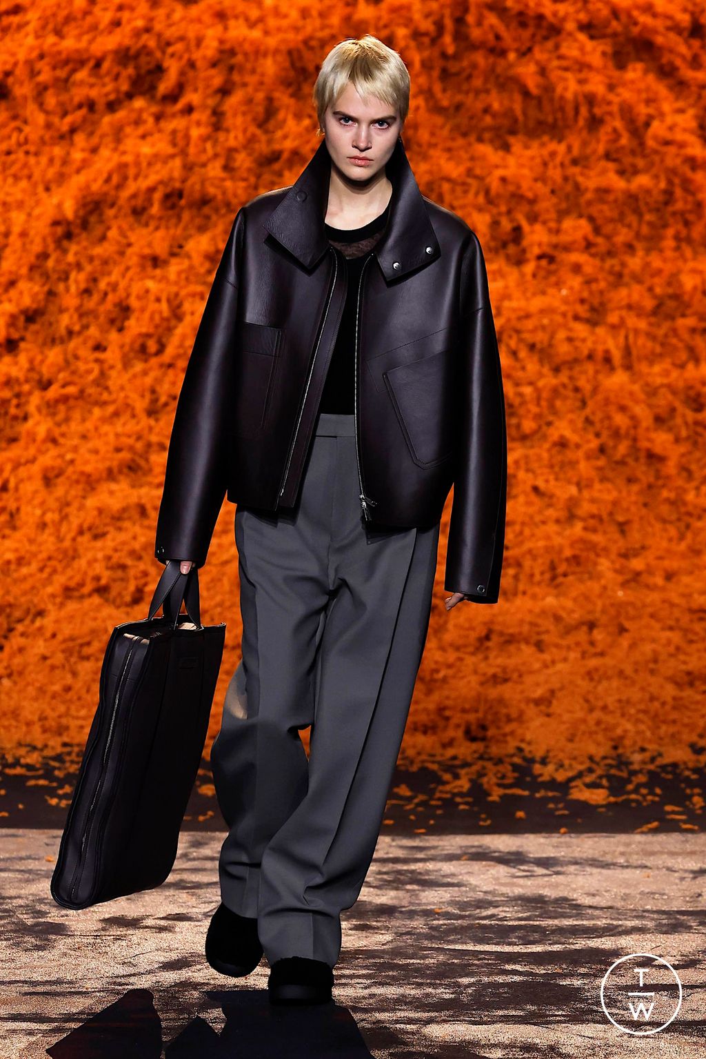 Fashion Week Milan Fall/Winter 2024 look 30 from the ZEGNA collection 男装