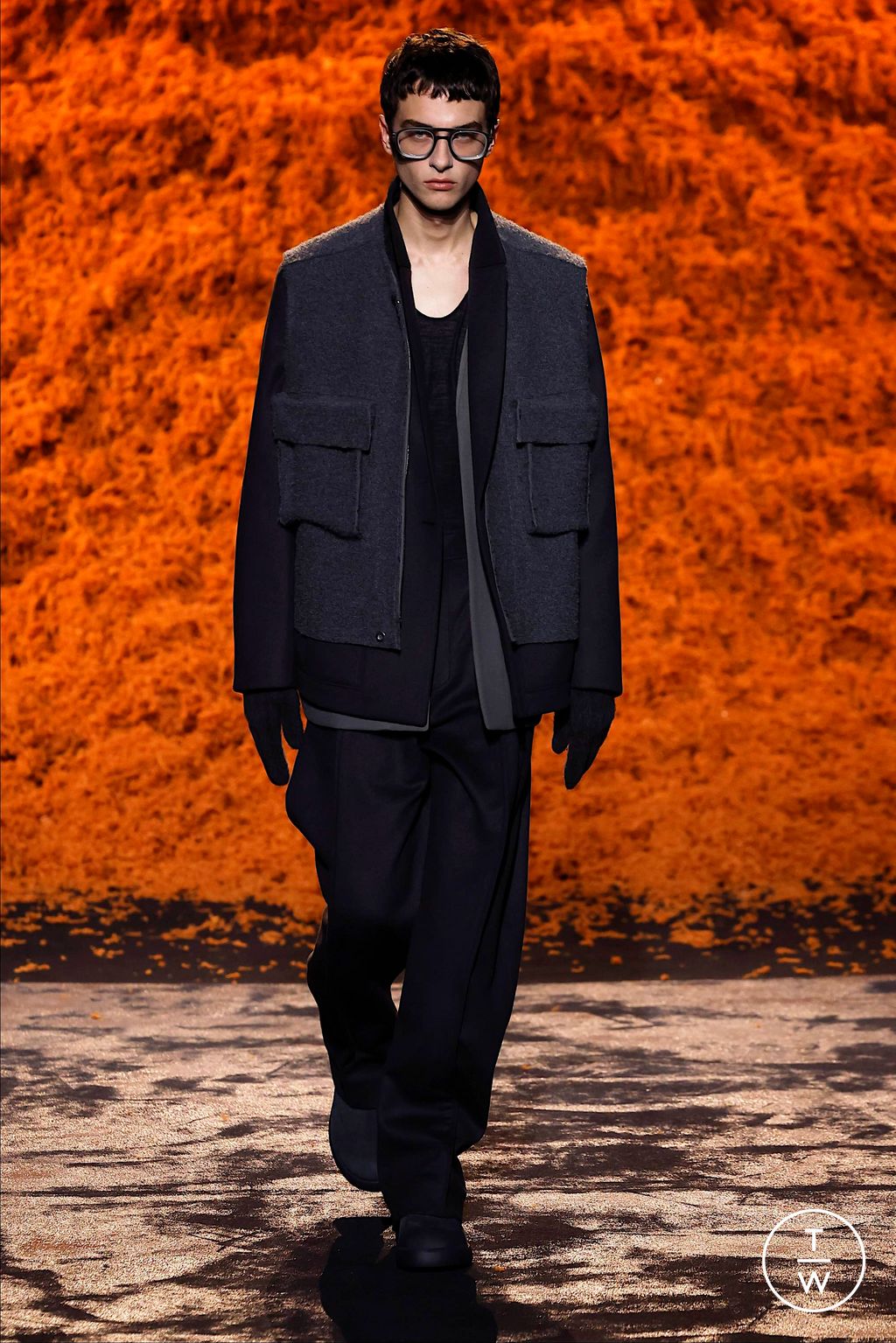 Fashion Week Milan Fall/Winter 2024 look 31 from the ZEGNA collection 男装