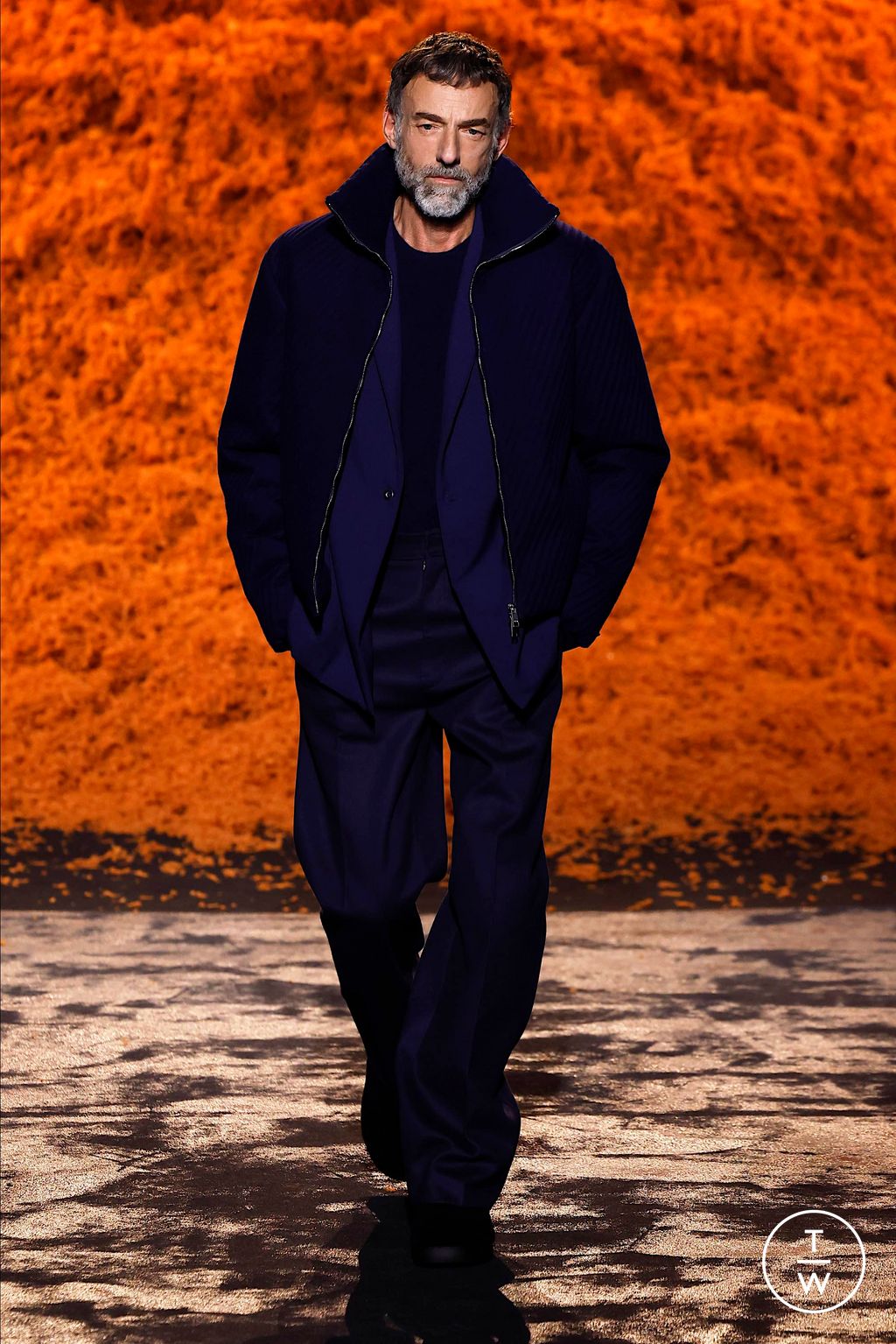 Fashion Week Milan Fall/Winter 2024 look 32 from the ZEGNA collection 男装