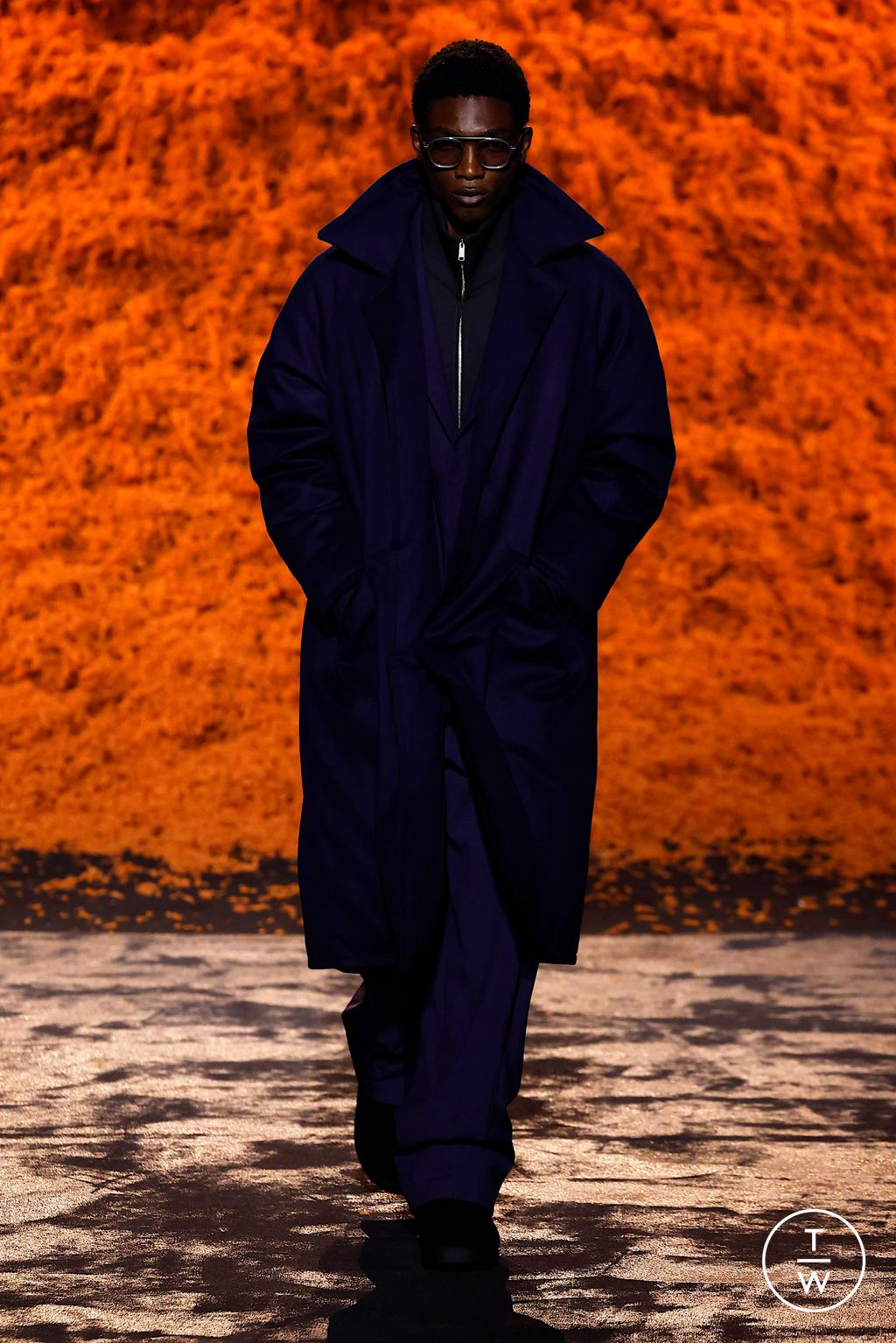 Fashion Week Milan Fall/Winter 2024 look 37 from the ZEGNA collection 男装