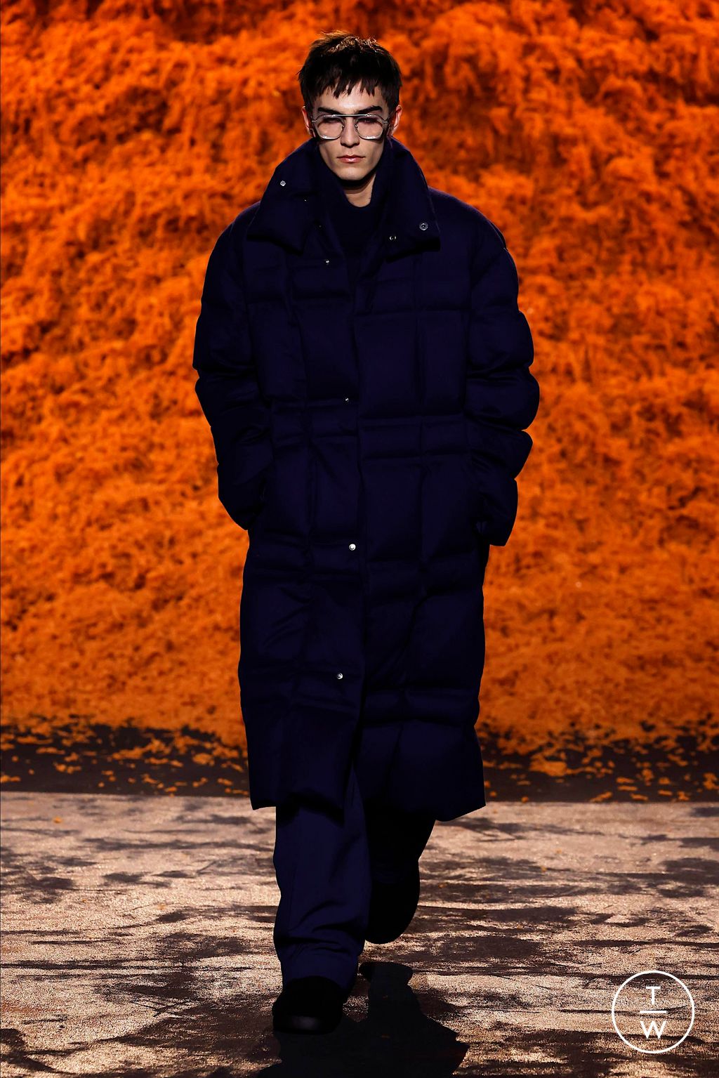 Fashion Week Milan Fall/Winter 2024 look 38 from the ZEGNA collection 男装