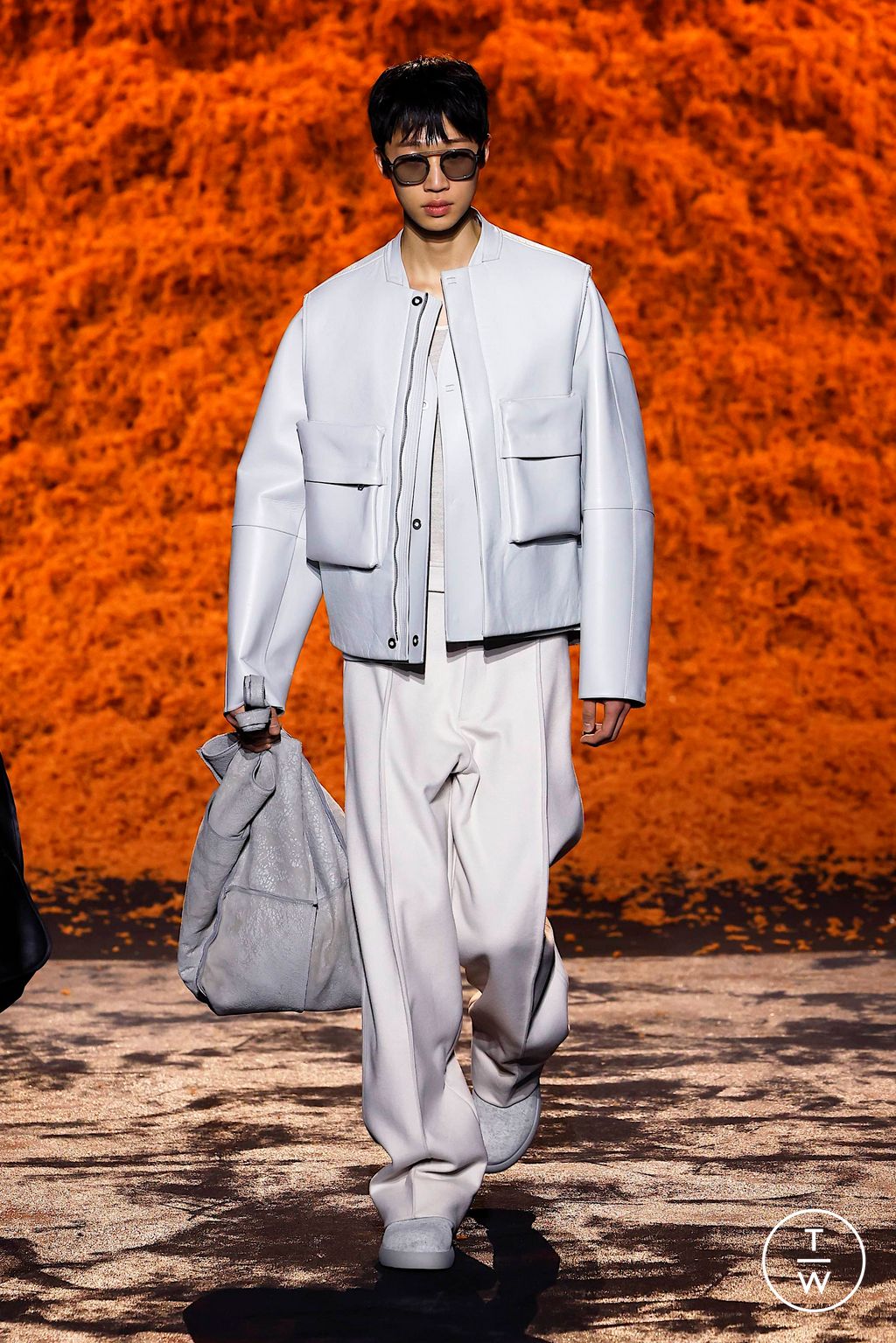 Fashion Week Milan Fall/Winter 2024 look 41 from the ZEGNA collection 男装