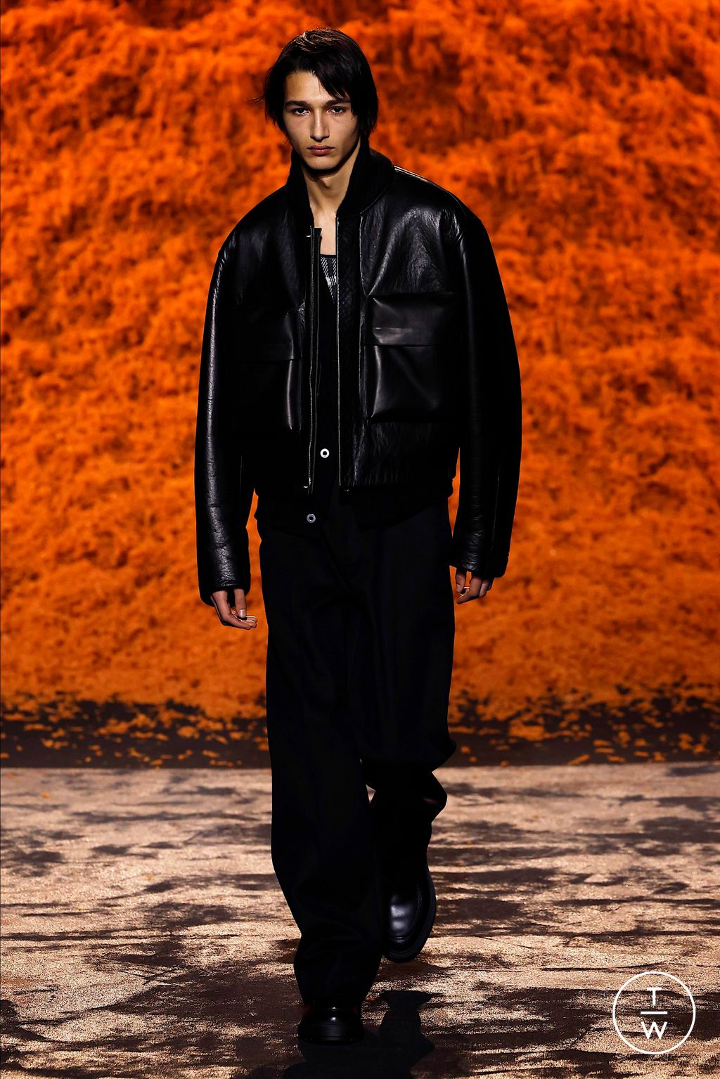 Fashion Week Milan Fall/Winter 2024 look 50 de la collection ZEGNA menswear