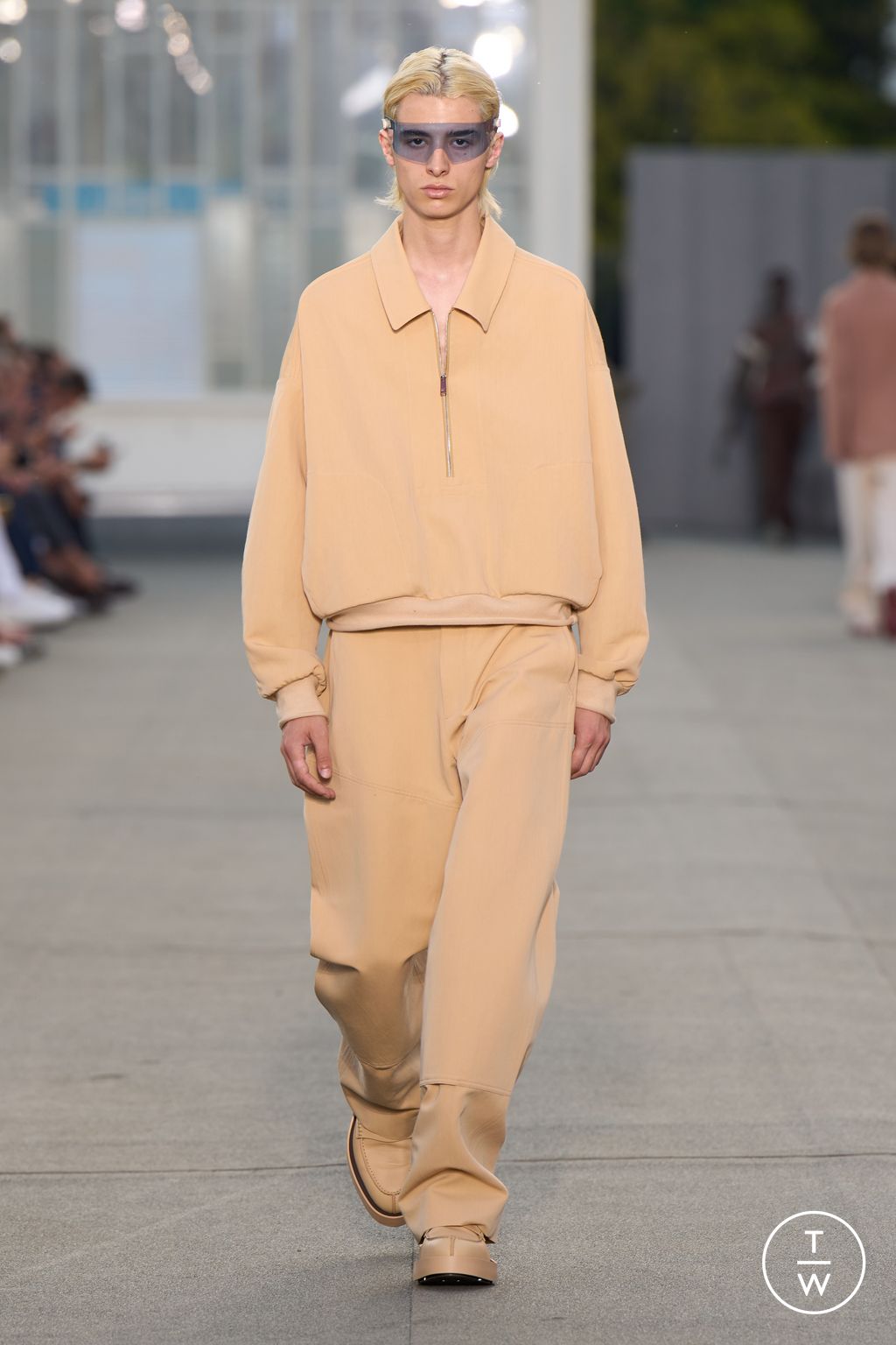 Fashion Week Milan Spring/Summer 2023 look 5 from the ZEGNA collection 男装
