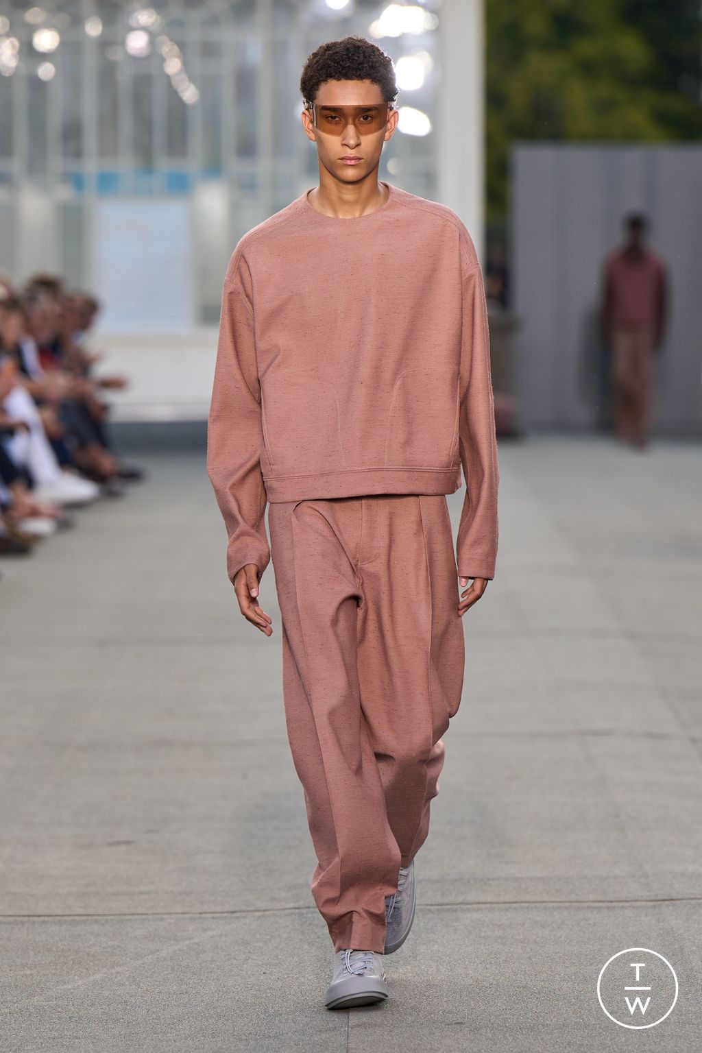 Fashion Week Milan Spring/Summer 2023 look 7 from the ZEGNA collection menswear
