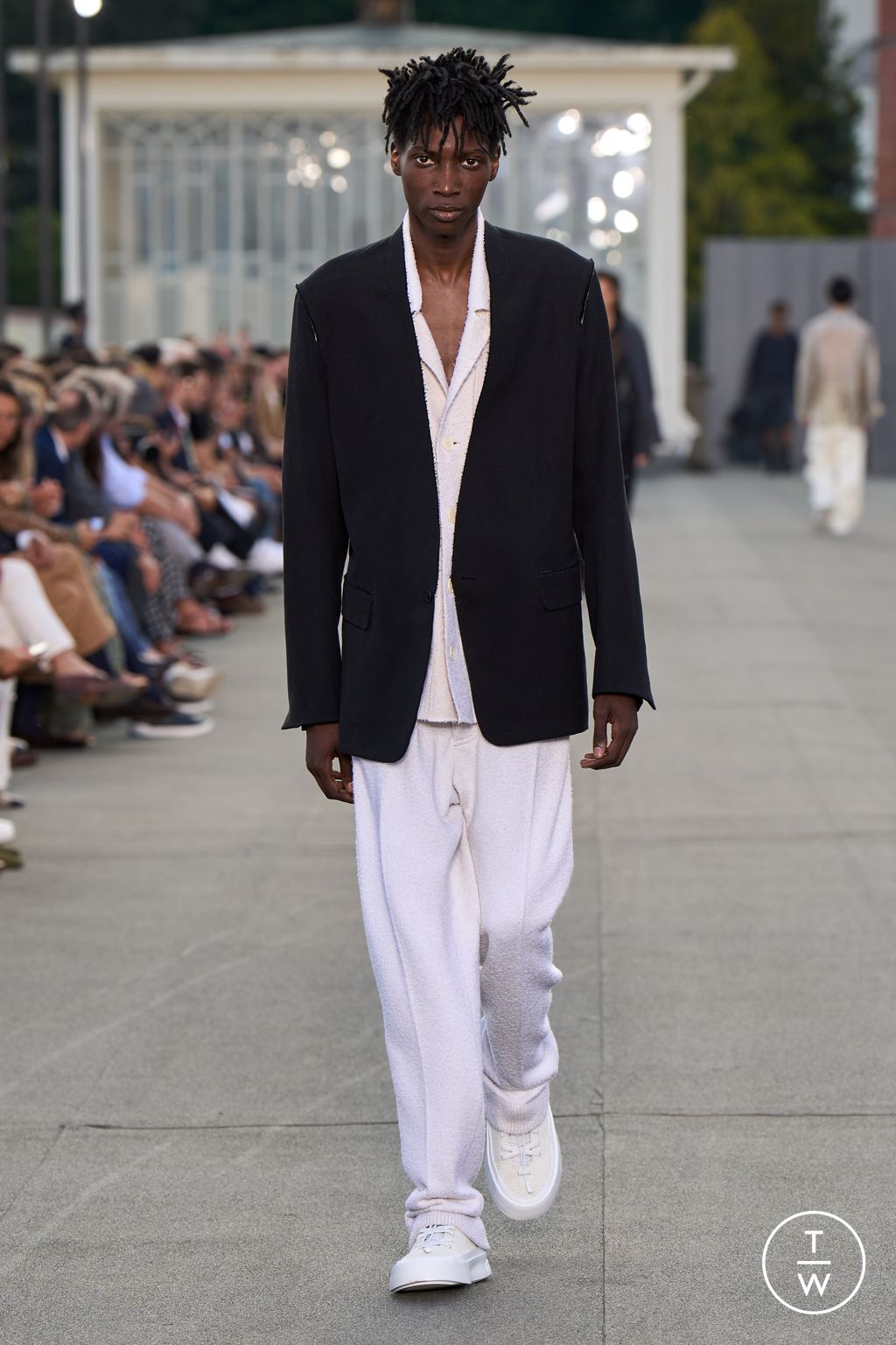 Fashion Week Milan Spring/Summer 2023 look 37 from the ZEGNA collection 男装