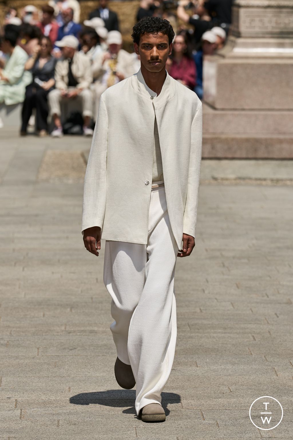 Fashion Week Milan Spring/Summer 2024 look 1 from the ZEGNA collection 男装