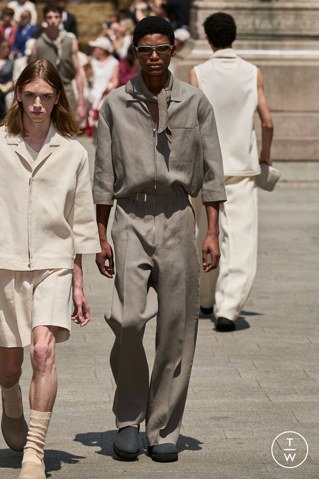 Fashion Week Milan Spring/Summer 2024 look 4 from the ZEGNA collection 男装