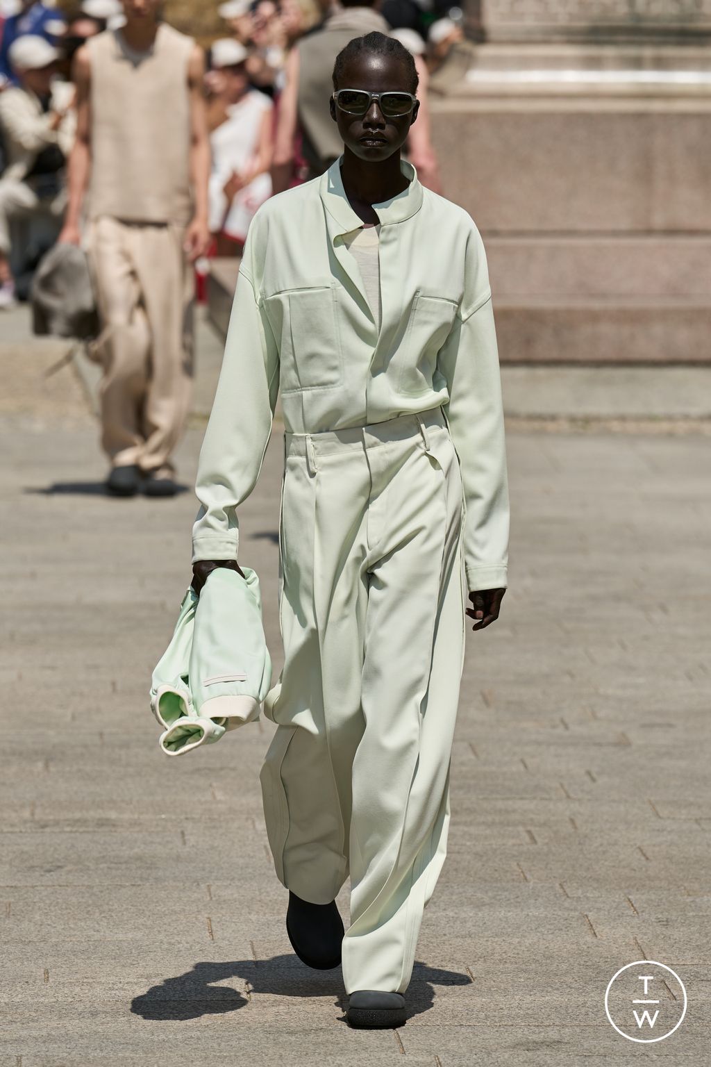 Fashion Week Milan Spring/Summer 2024 look 8 from the ZEGNA collection menswear