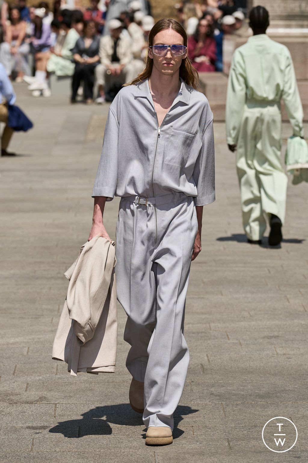 Fashion Week Milan Spring/Summer 2024 look 10 de la collection ZEGNA menswear
