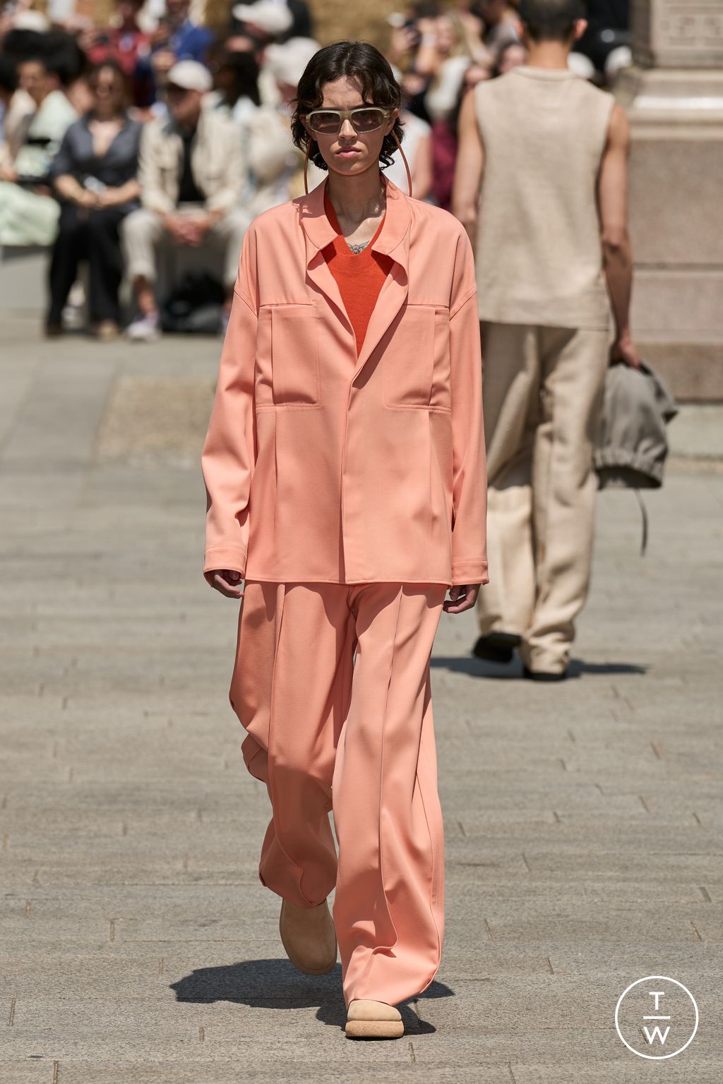 Fashion Week Milan Spring/Summer 2024 look 11 de la collection ZEGNA menswear