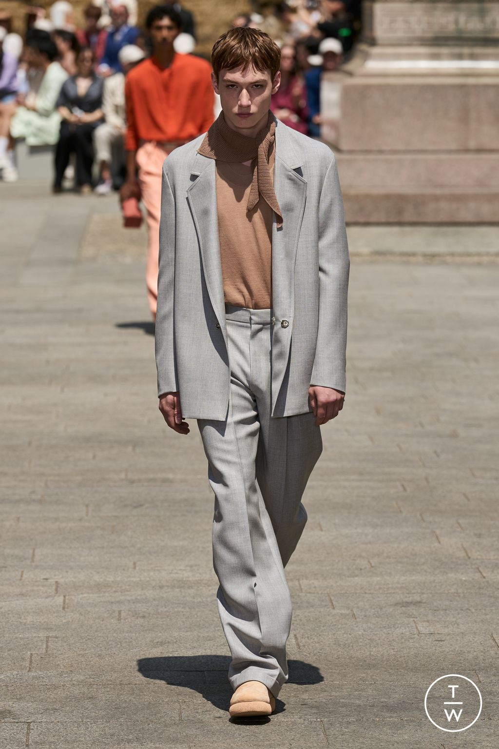 Fashion Week Milan Spring/Summer 2024 look 14 from the ZEGNA collection menswear