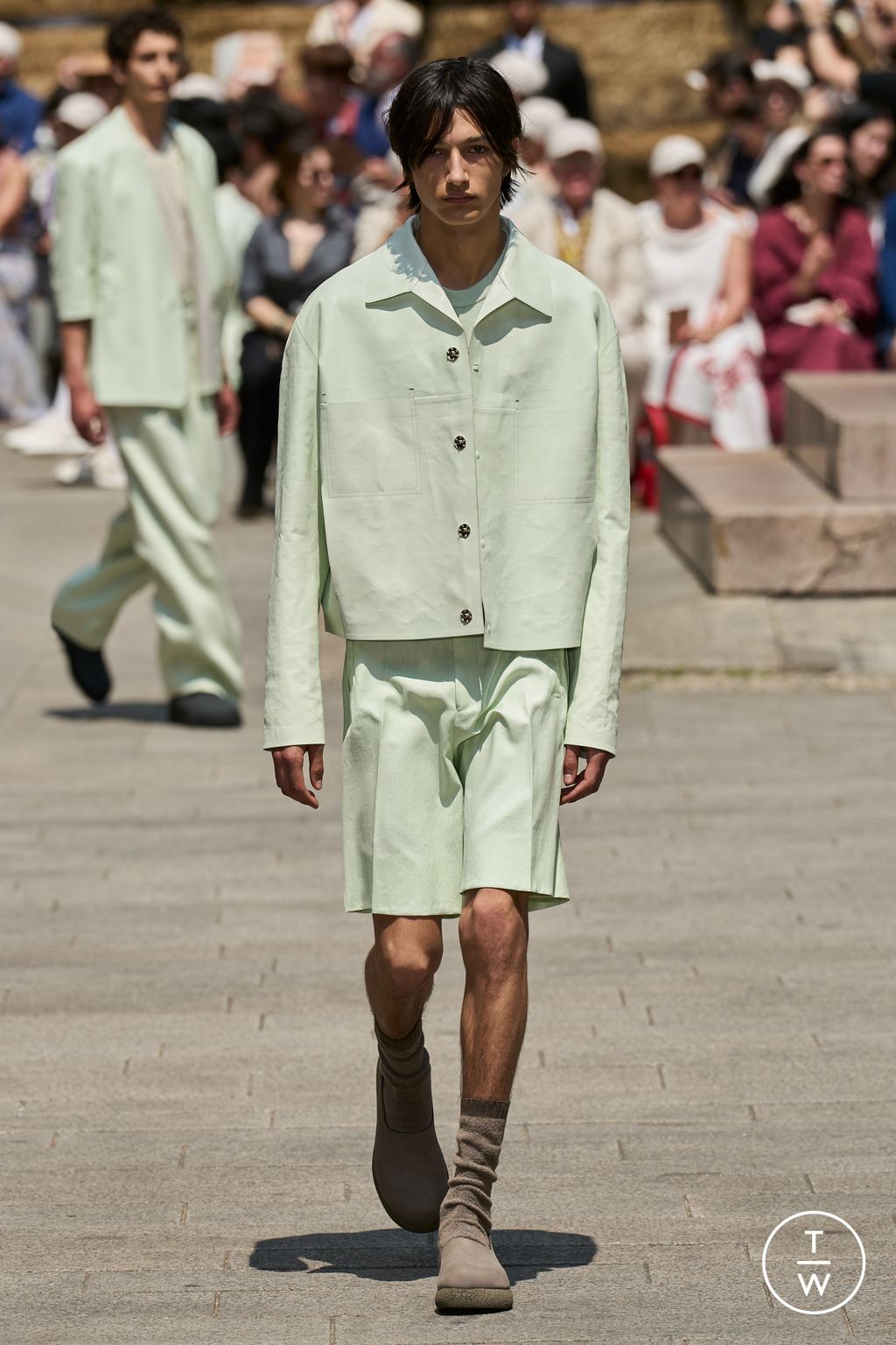 Fashion Week Milan Spring/Summer 2024 look 23 from the ZEGNA collection 男装