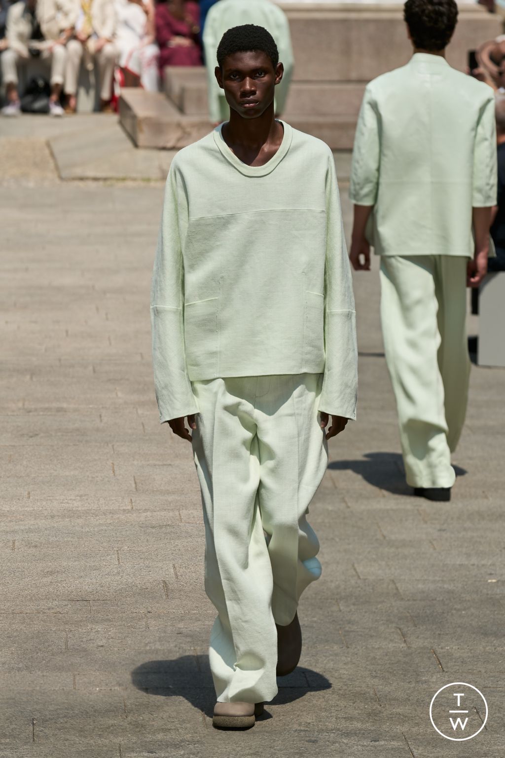Fashion Week Milan Spring/Summer 2024 look 26 from the ZEGNA collection 男装
