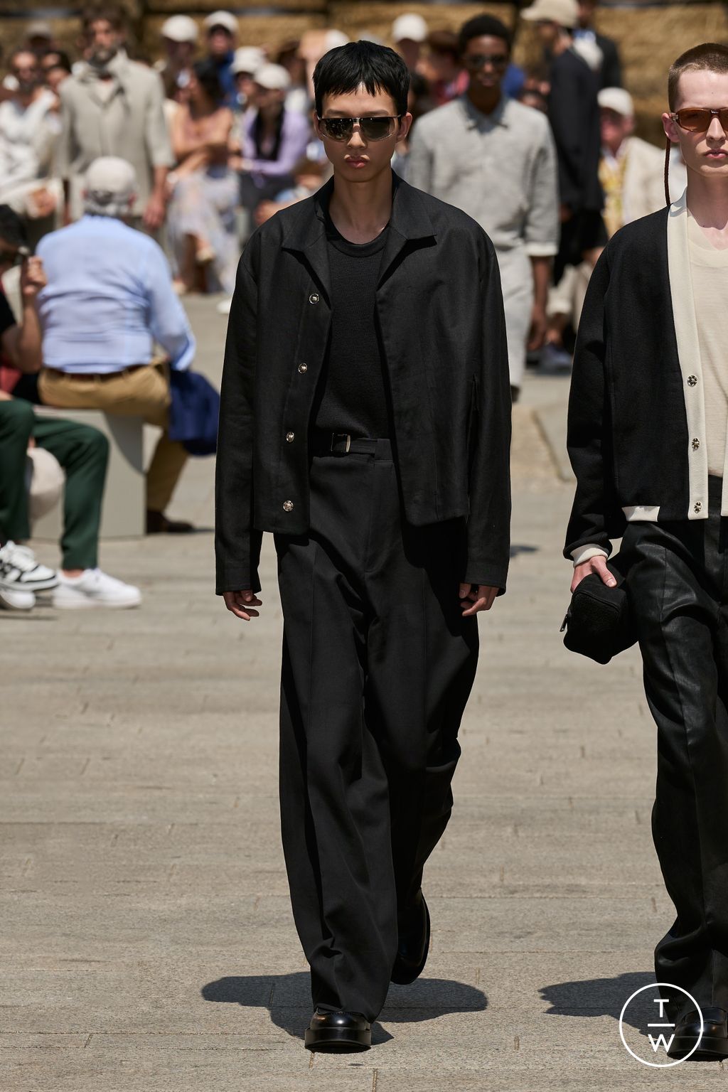 Fashion Week Milan Spring/Summer 2024 look 38 from the ZEGNA collection menswear