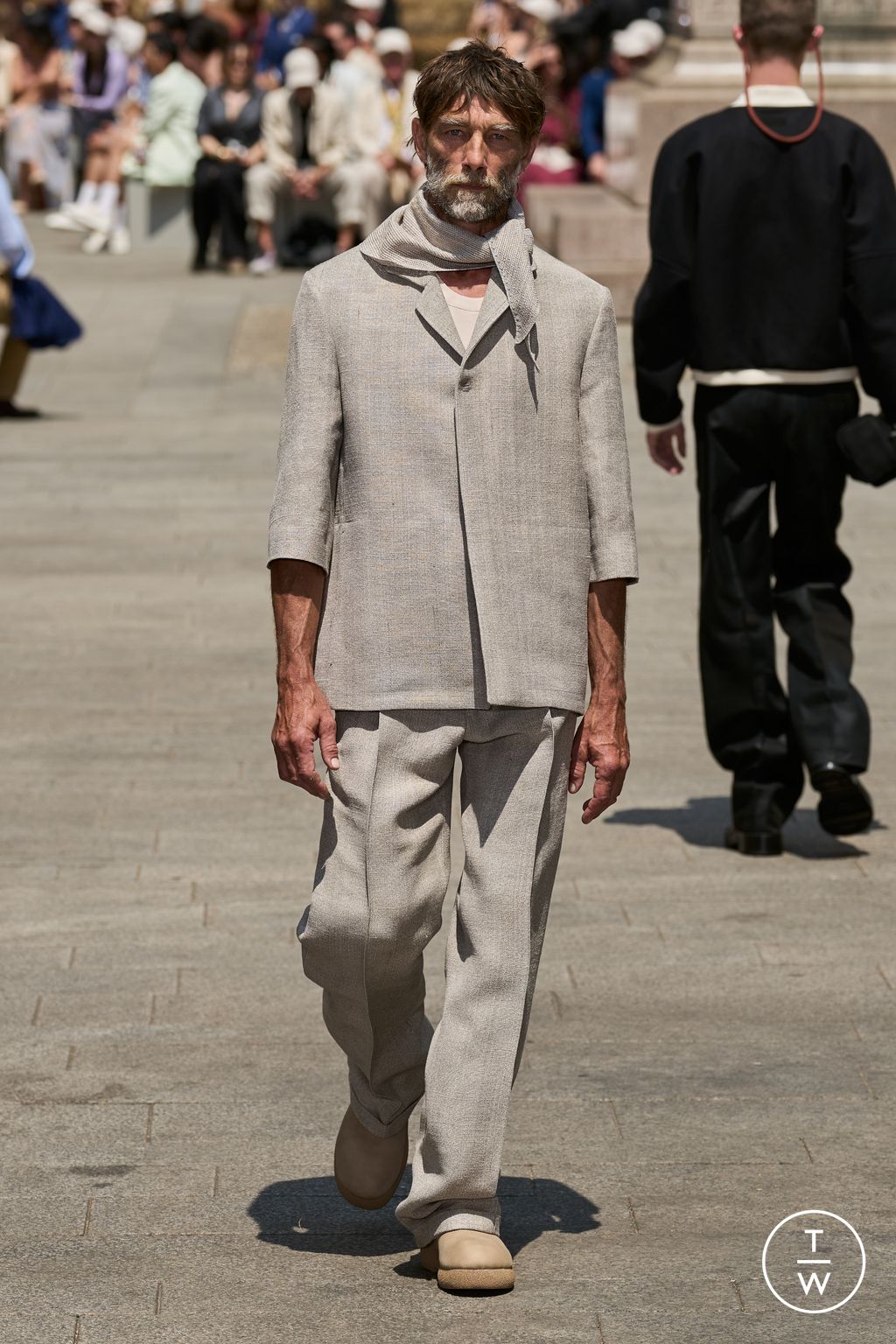 Fashion Week Milan Spring/Summer 2024 look 40 from the ZEGNA collection menswear