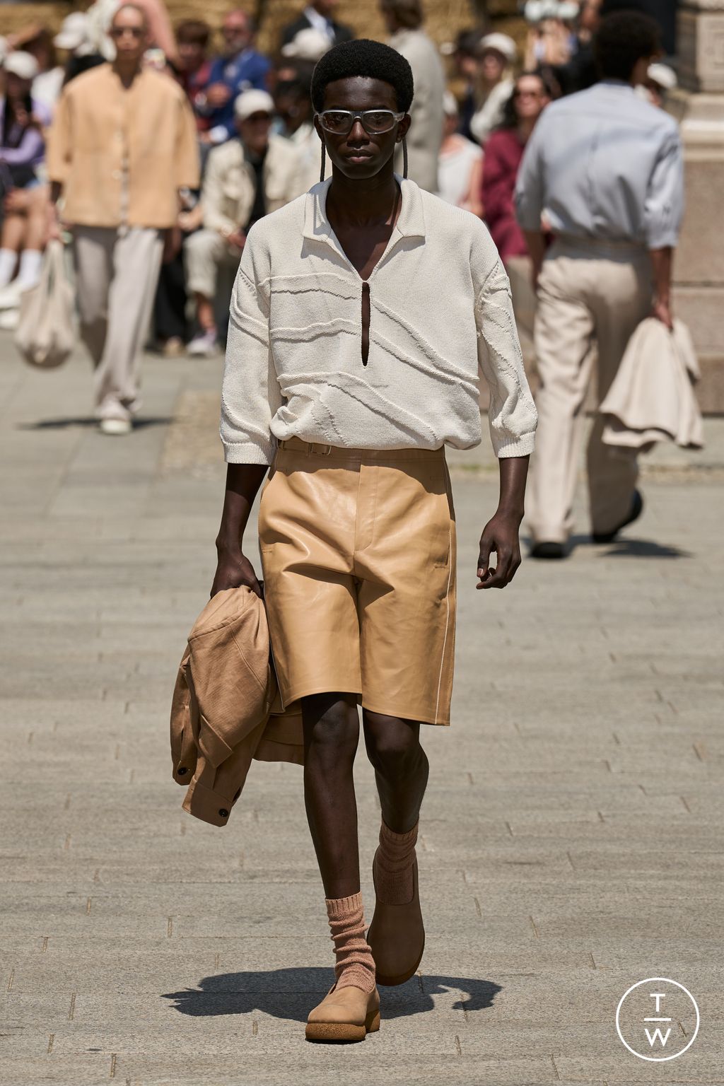 Fashion Week Milan Spring/Summer 2024 look 43 from the ZEGNA collection menswear