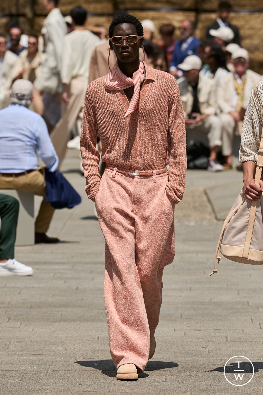 Fashion Week Milan Spring/Summer 2024 look 45 from the ZEGNA collection menswear