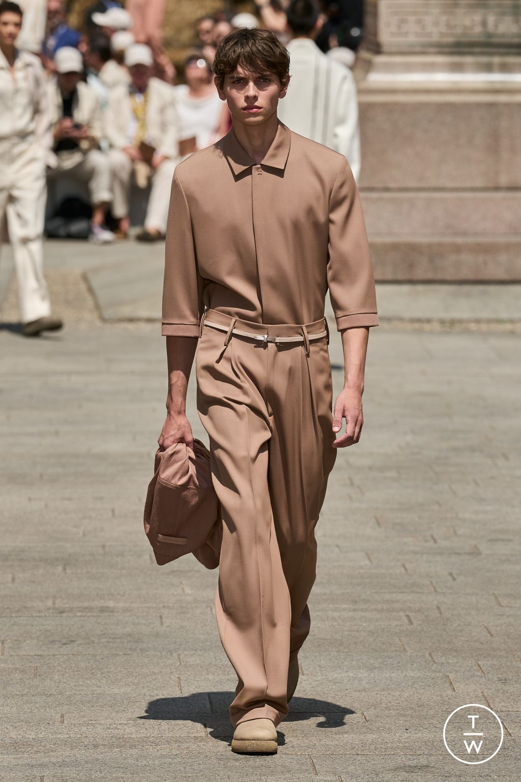 Fashion Week Milan Spring/Summer 2024 look 50 from the ZEGNA collection menswear