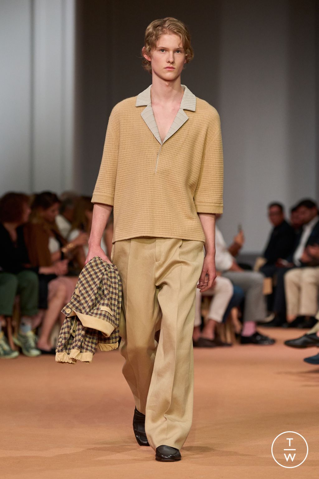 Fashion Week Milan Spring/Summer 2026 look 7 de la collection ZEGNA menswear