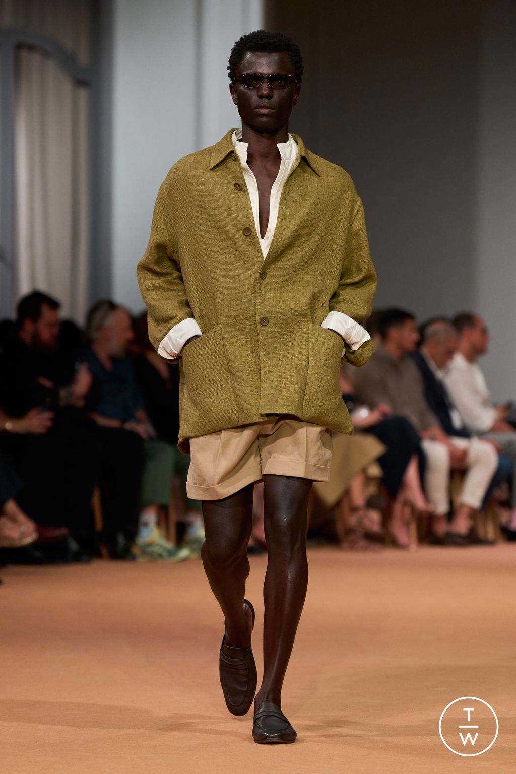 Fashion Week Milan Spring/Summer 2026 look 15 de la collection ZEGNA menswear