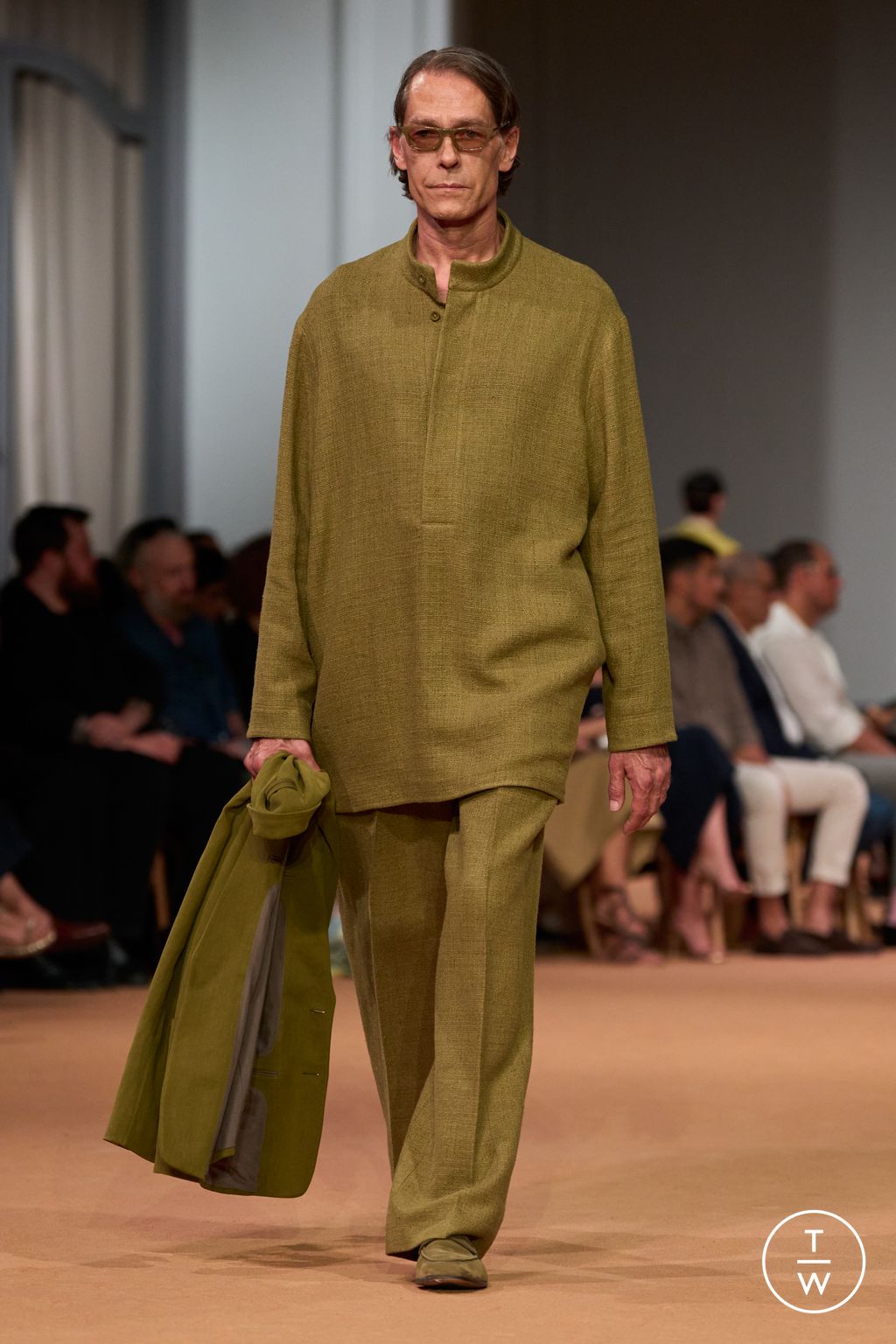 Fashion Week Milan Spring/Summer 2026 look 20 from the ZEGNA collection 男装