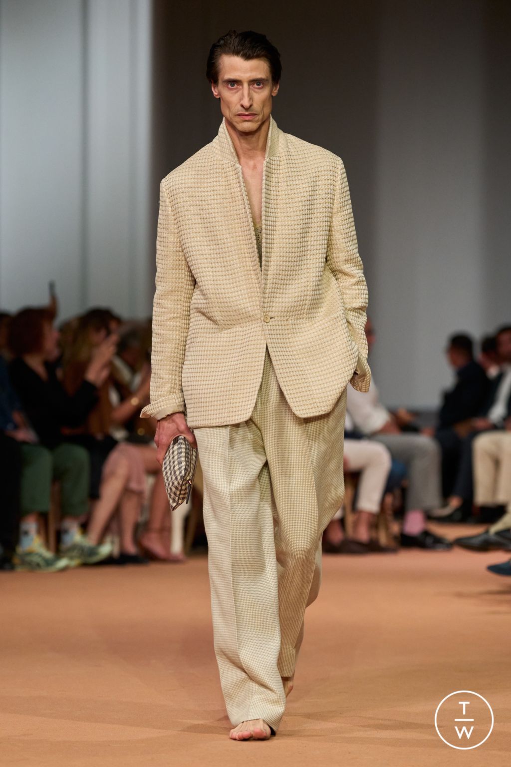 Fashion Week Milan Spring/Summer 2026 look 28 from the ZEGNA collection 男装