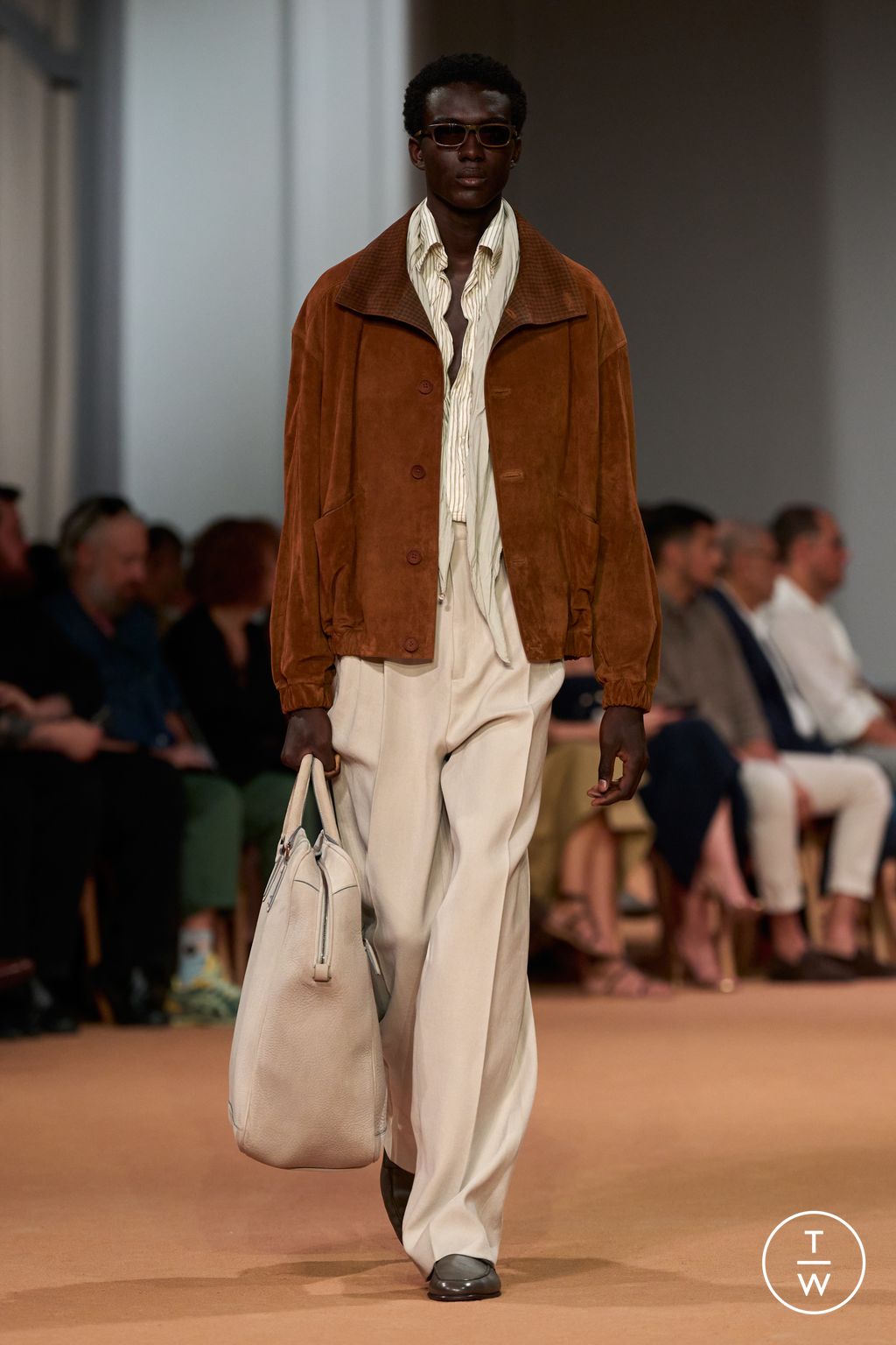 Fashion Week Milan Spring/Summer 2026 look 30 de la collection ZEGNA menswear