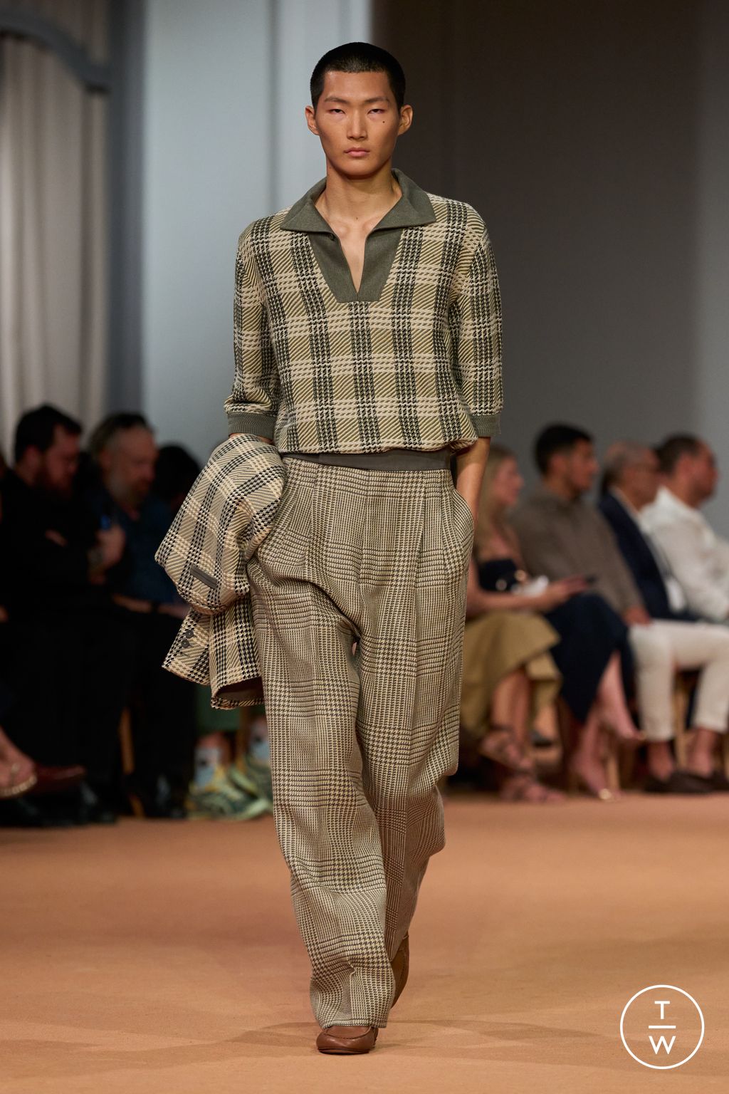 Fashion Week Milan Spring/Summer 2026 look 45 from the ZEGNA collection 男装