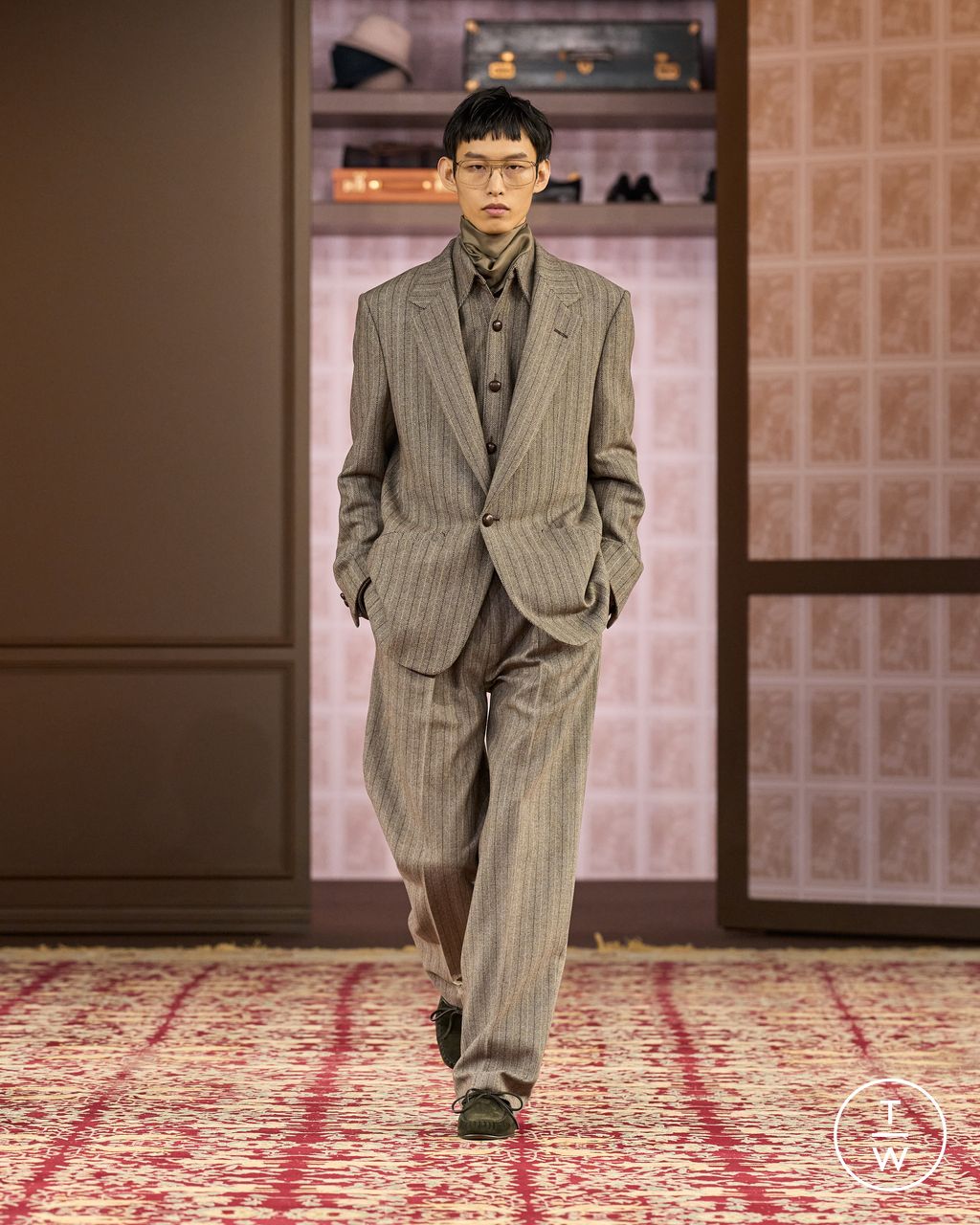 Fashion Week Milan Fall/Winter 2026 look 2 de la collection ZEGNA menswear