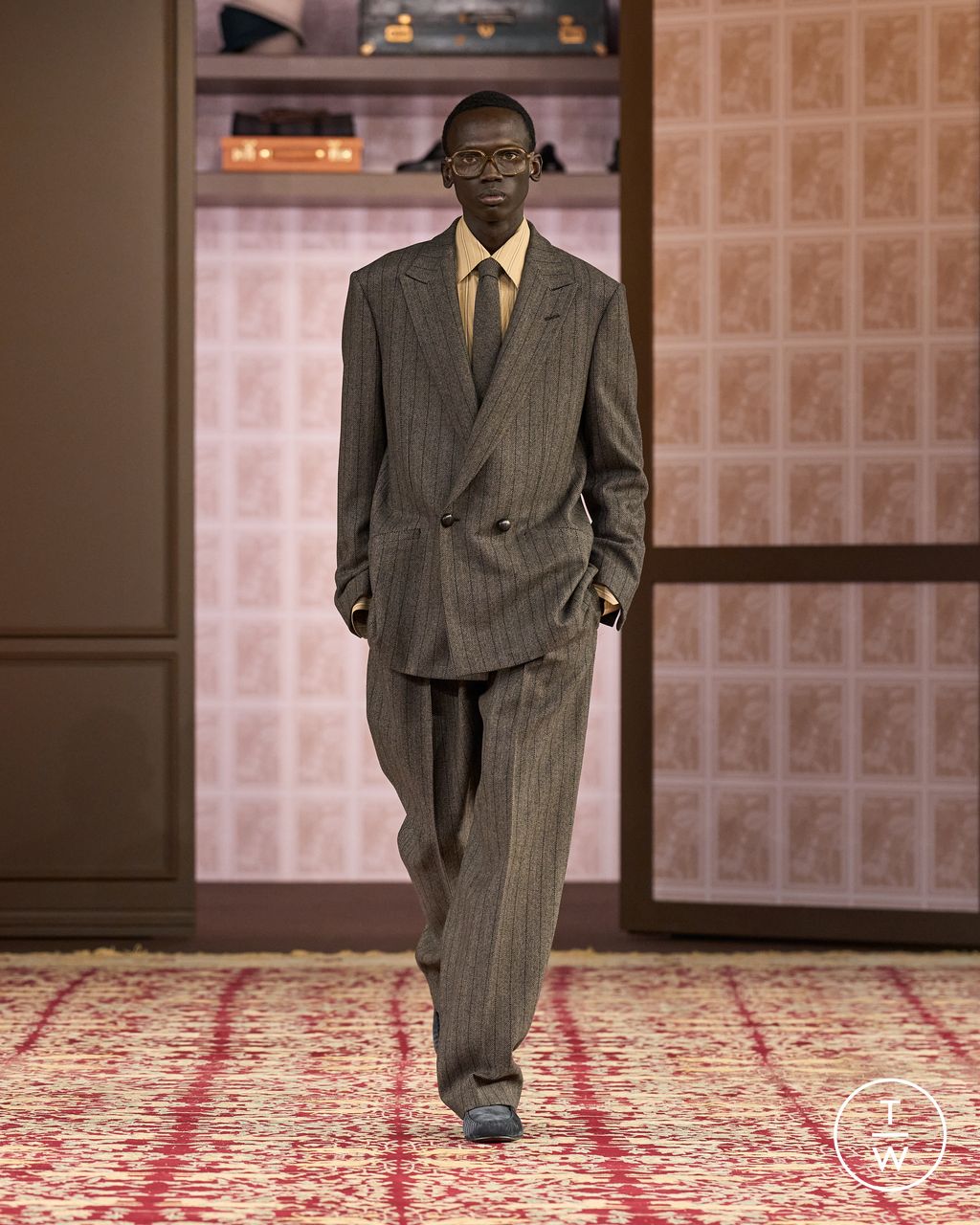 Fashion Week Milan Fall/Winter 2026 look 3 de la collection ZEGNA menswear