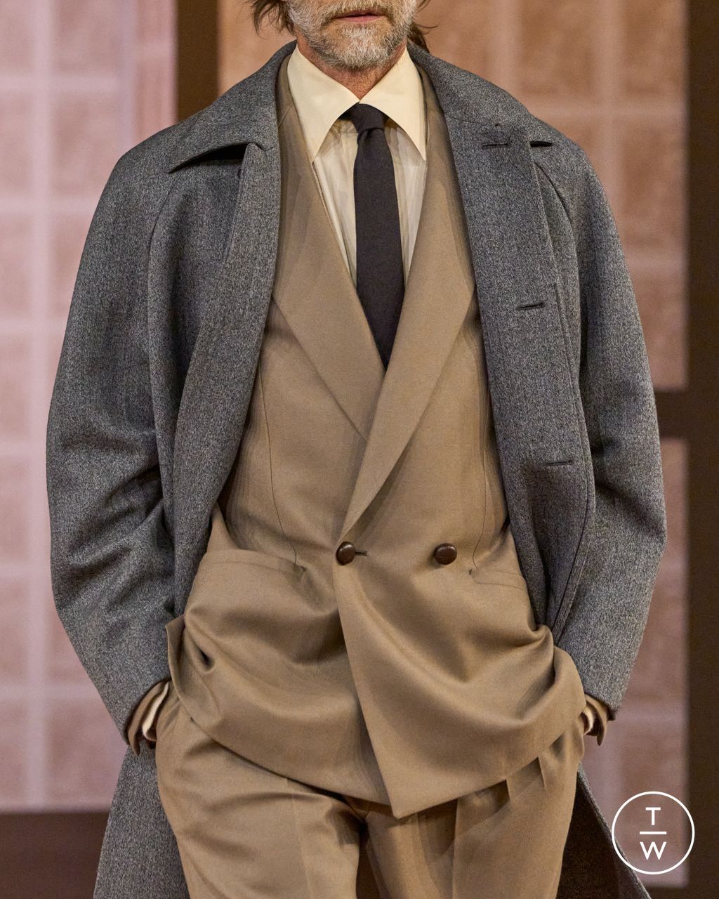 Fashion Week Milan Fall/Winter 2026 look 2 from the ZEGNA collection menswear accessories